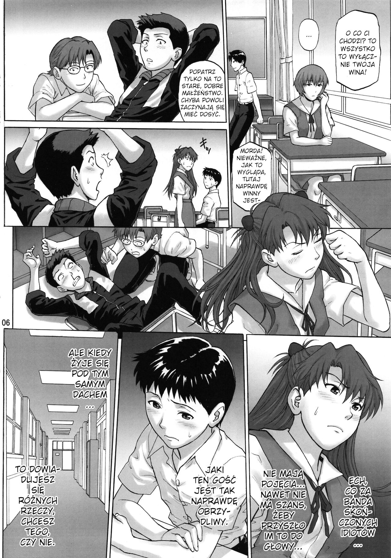 (C83) [Bakuretsu Fusen (Denkichi)] Souai Yuugi (Neon Genesis Evangelion) [Polish] 5eme image