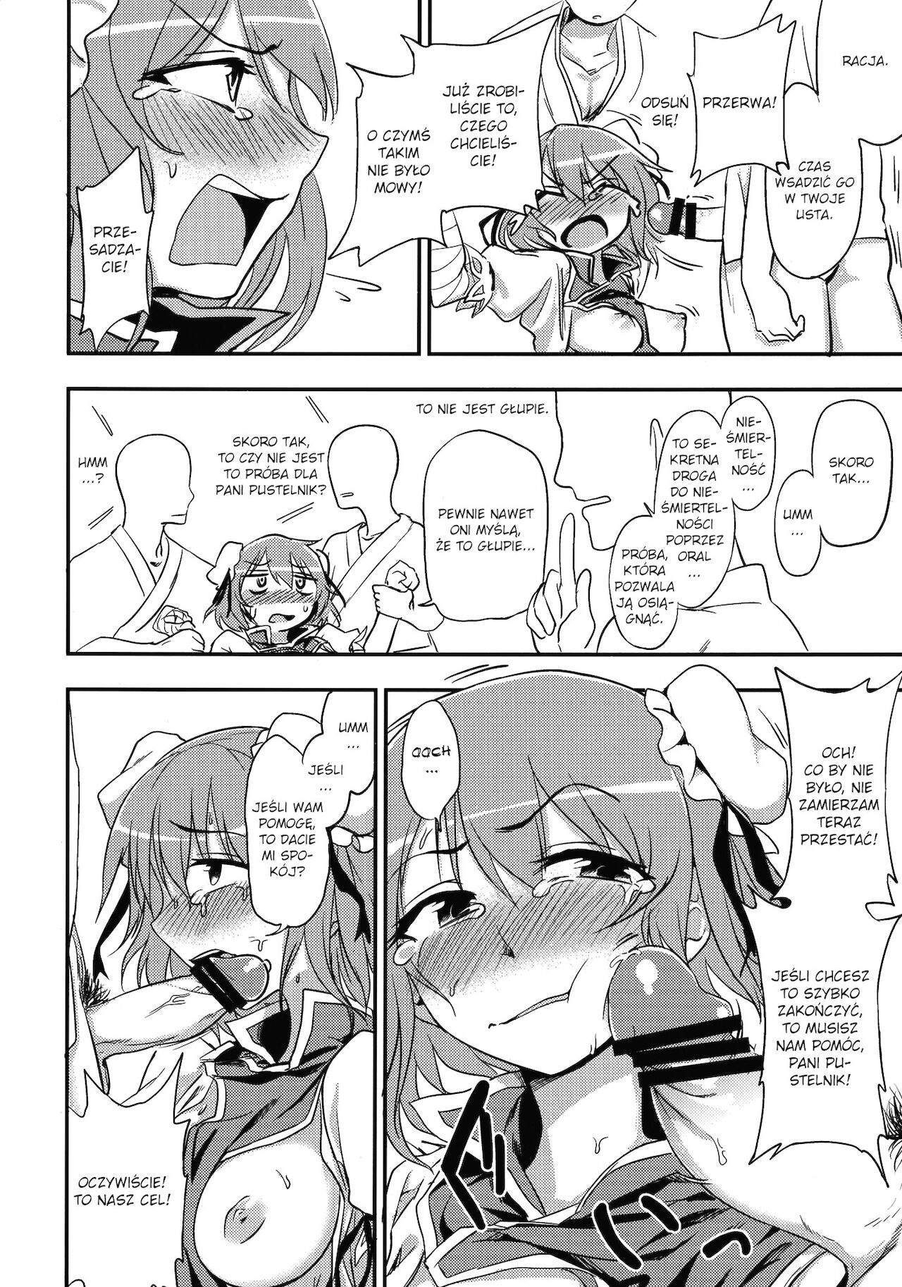 (Reitaisai 9) [Kuma no Tooru Michi (Kumada)] Kasen-chan to Sex!! ~Goui ja Nai kara Sex ja Nai mon!!~ (Touhou Project) [Polish] 图片编号 10