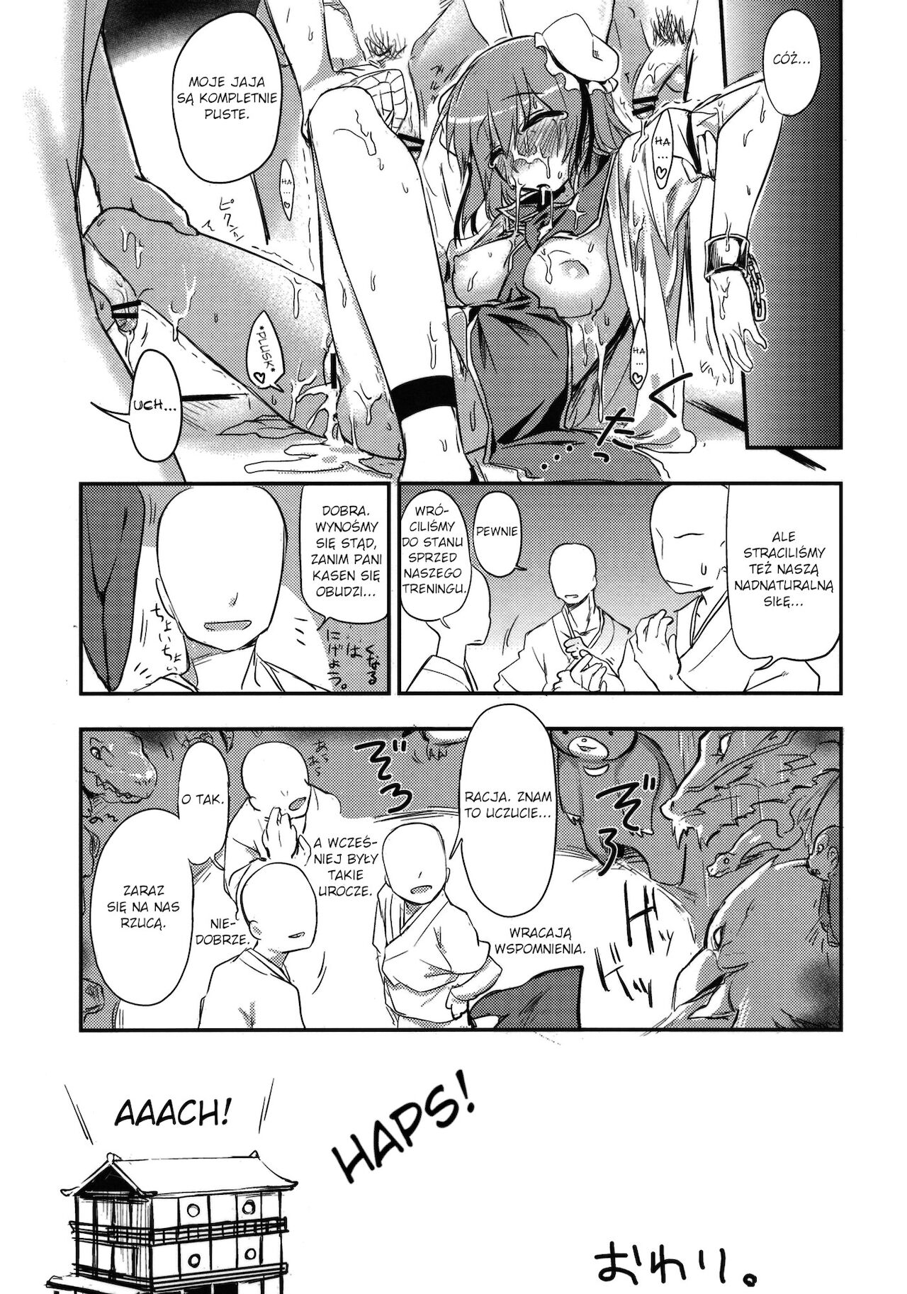 (Reitaisai 9) [Kuma no Tooru Michi (Kumada)] Kasen-chan to Sex!! ~Goui ja Nai kara Sex ja Nai mon!!~ (Touhou Project) [Polish] 图片编号 19