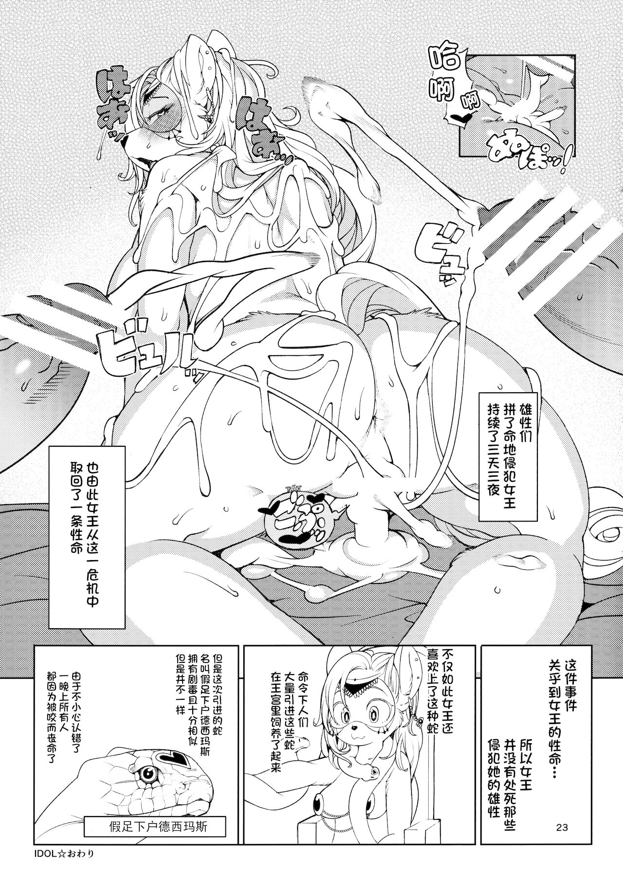 (C86) [Kemono Ekaki no Kousoku 2 (Sindoll)] IDOL [Chinese] [单推辛豆x真不可视汉化组] numero di immagine  22