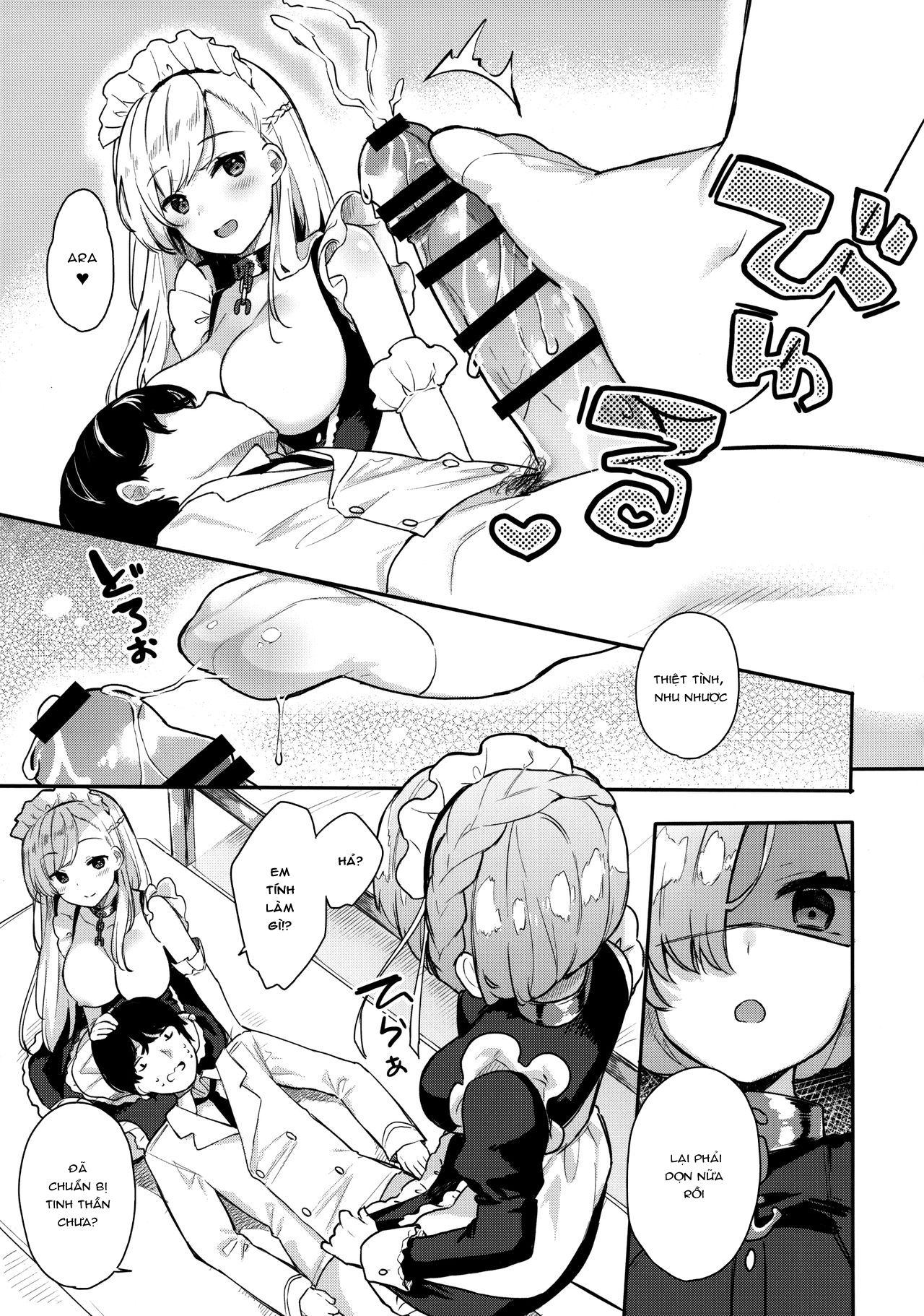 (COMIC1☆13) [Hobukuro! (Bekotarou)] Gohoushi no Itashikata. (Azur Lane) [Vietnamese Tiếng Việt] [dt2l] imagen número 9