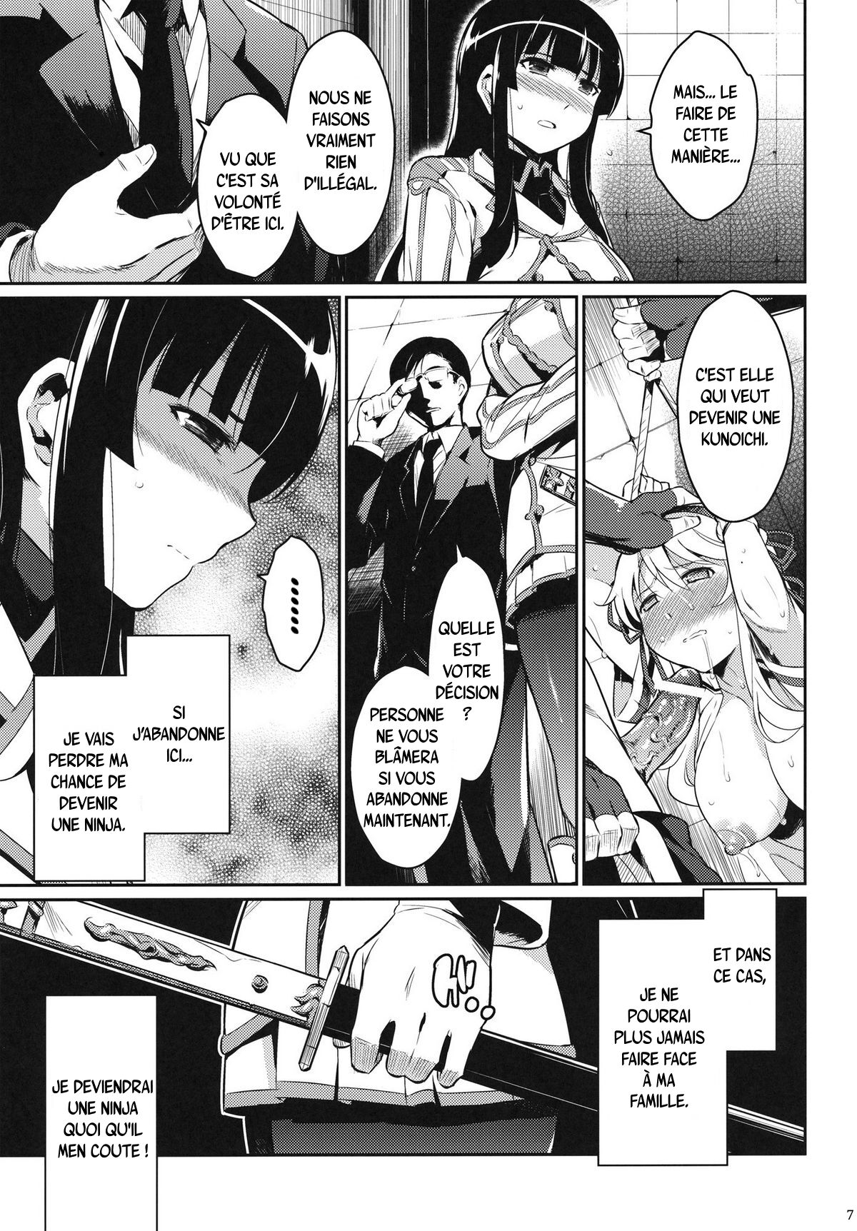 (C81) [Kusari Caterpillar (Yoshiron)] Shinobi no Mon (Senran Kagura) [French] imagen número 6