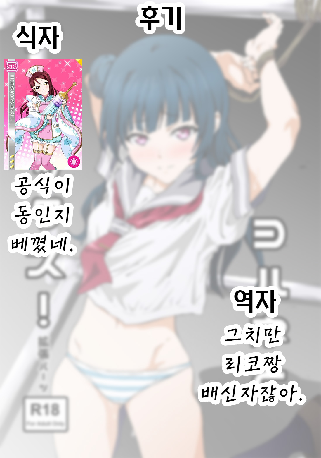 (C90) [EXTENDED PART (Endo Yoshiki)] Annal Sex with Yohane! | 요하네와 애널 섹스! (Love Live! Sunshine!!) [Korean] numero di immagine  23