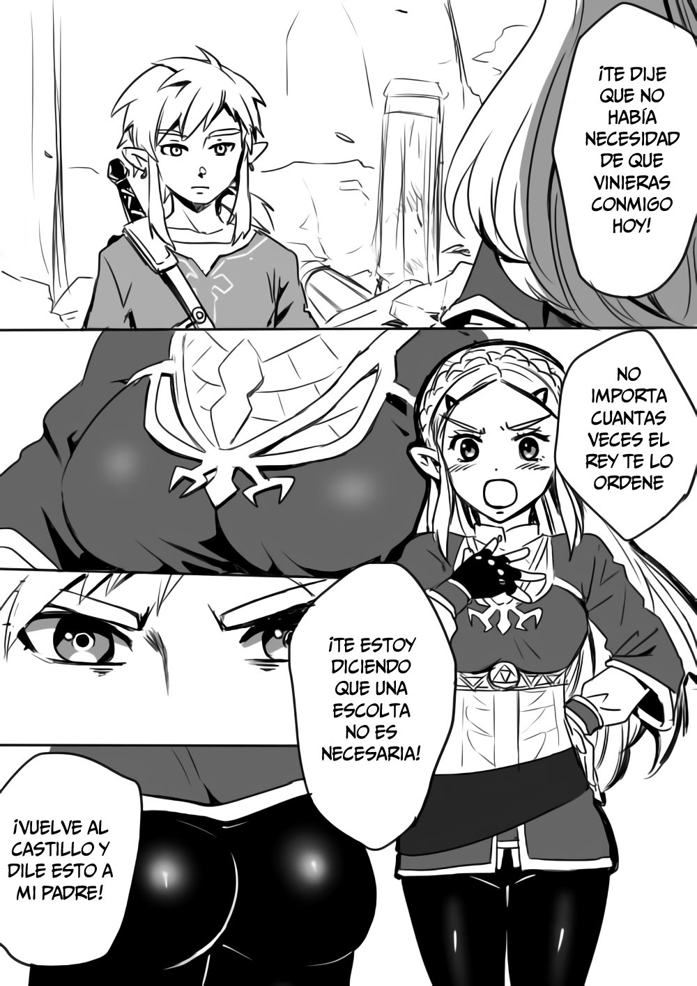 [Wasabi] Link to Zelda no Shoshinsha ni Yasashii Sex Nyuumon | Introduccion Al Sexo Para Principiantes de Link y Zelda (The Legend of Zelda: Breath of the Wild) [Spanish] numero di immagine  2