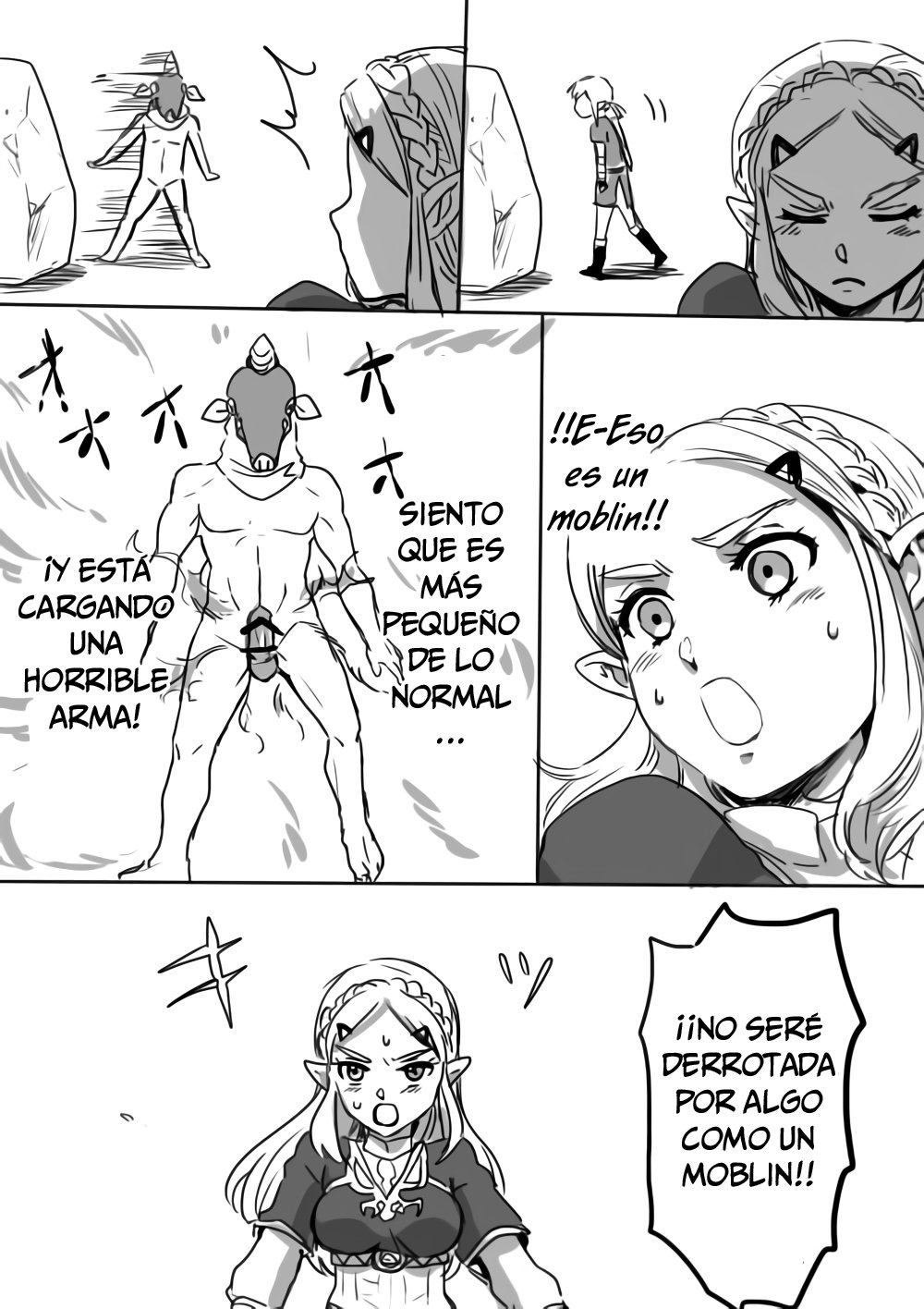 [Wasabi] Link to Zelda no Shoshinsha ni Yasashii Sex Nyuumon | Introduccion Al Sexo Para Principiantes de Link y Zelda (The Legend of Zelda: Breath of the Wild) [Spanish] numero di immagine  4