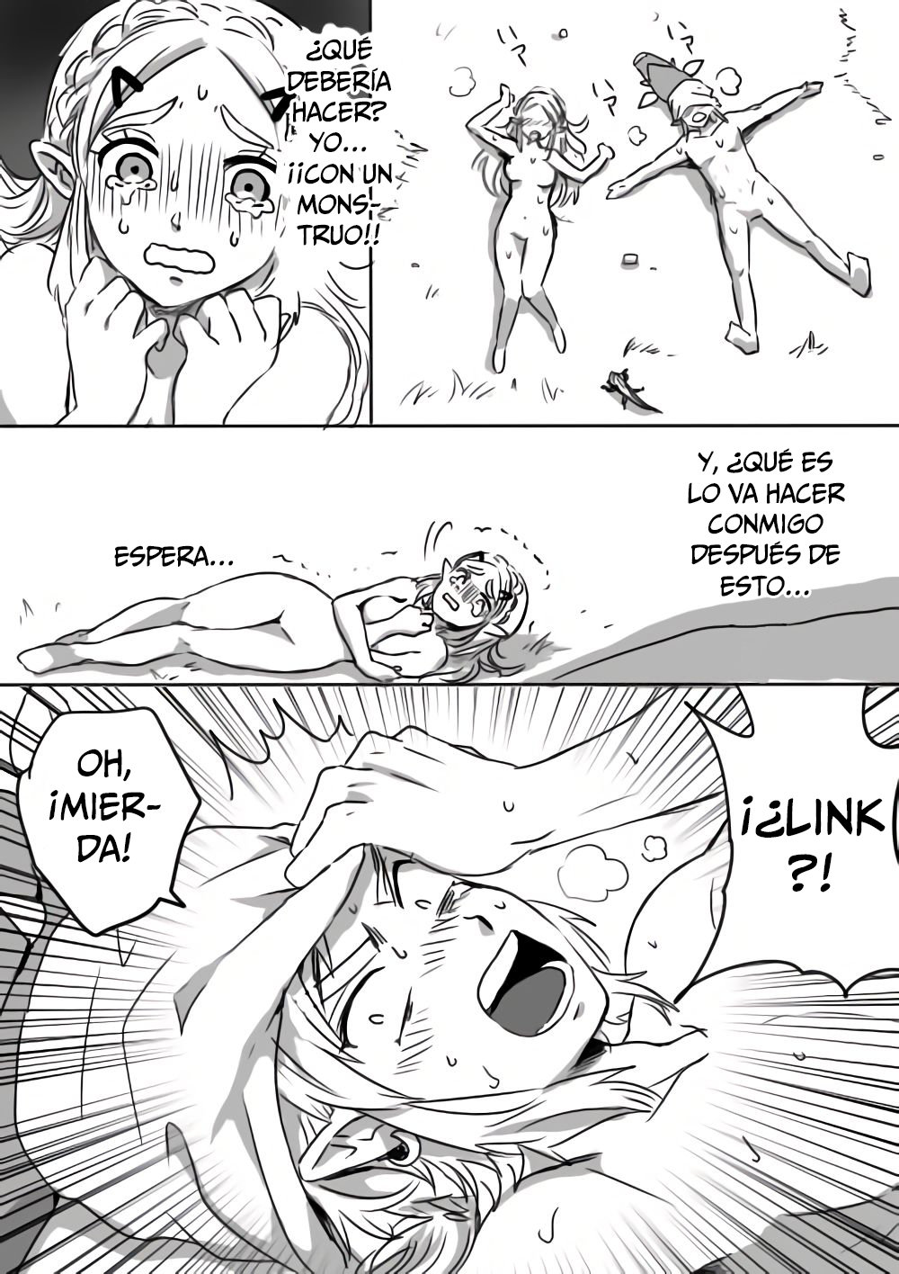 [Wasabi] Link to Zelda no Shoshinsha ni Yasashii Sex Nyuumon | Introduccion Al Sexo Para Principiantes de Link y Zelda (The Legend of Zelda: Breath of the Wild) [Spanish] numero di immagine  14