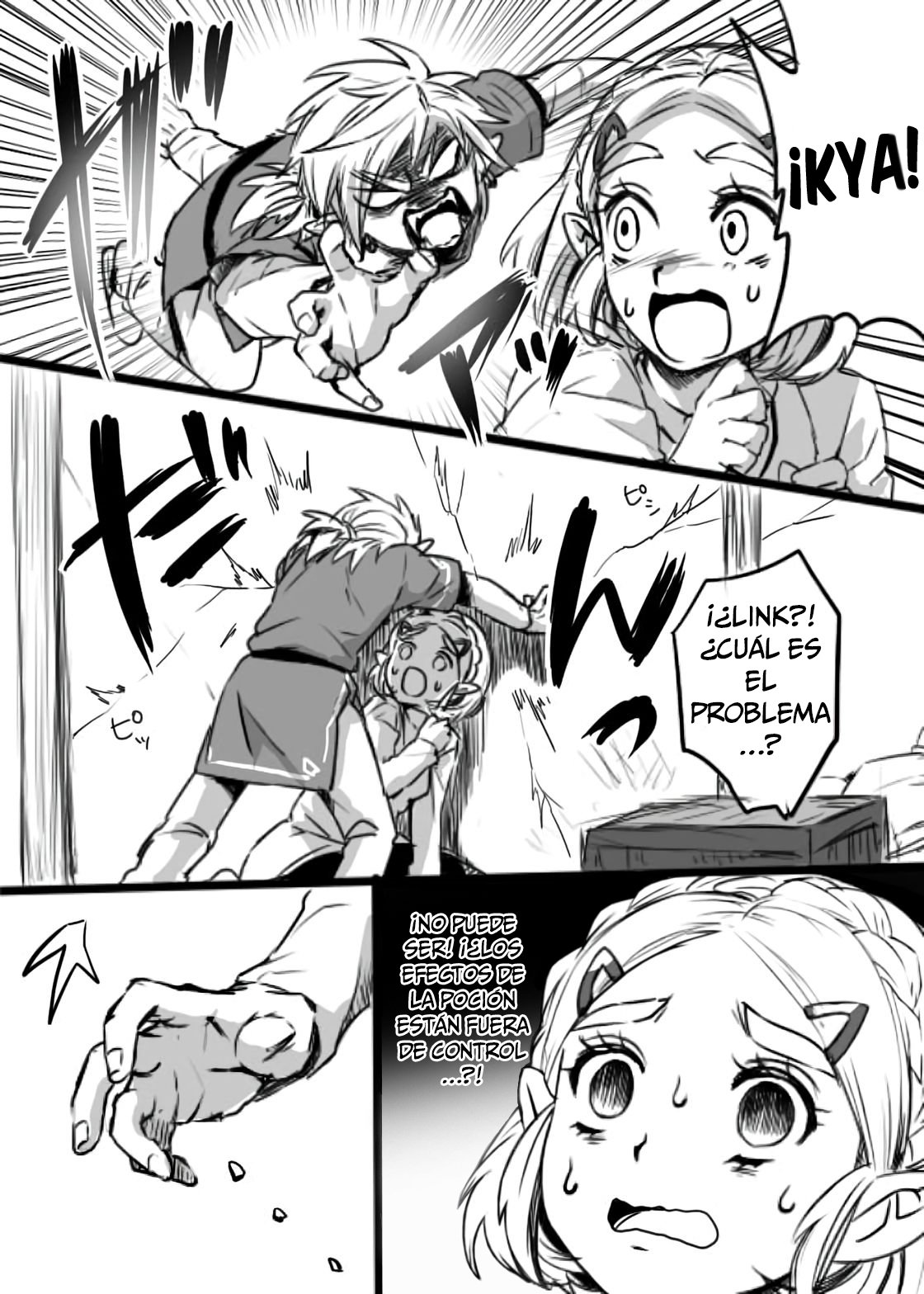 [Wasabi] Anzen de Kenzen na Okusuri o Nomou! | Let's drink a safe and healthy medicine! (The Legend of Zelda: Breath of the Wild) [Spanish] image number 4