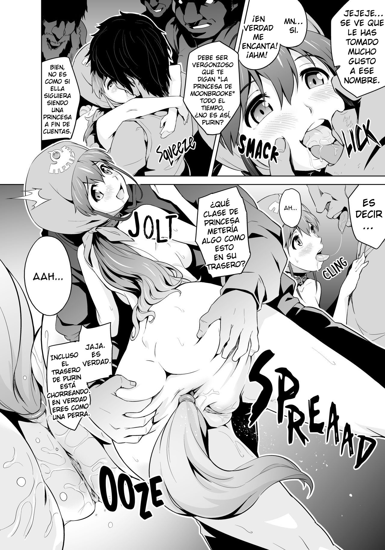 [sin-maniax (Todoroki Shin)] Shinsetsu Inu ni natta Oujo-sama | True Story - The Princess Who Became a Dog (Dragon Quest II) (Spanish) [kalock] [Decensored] [Digital] image number 5