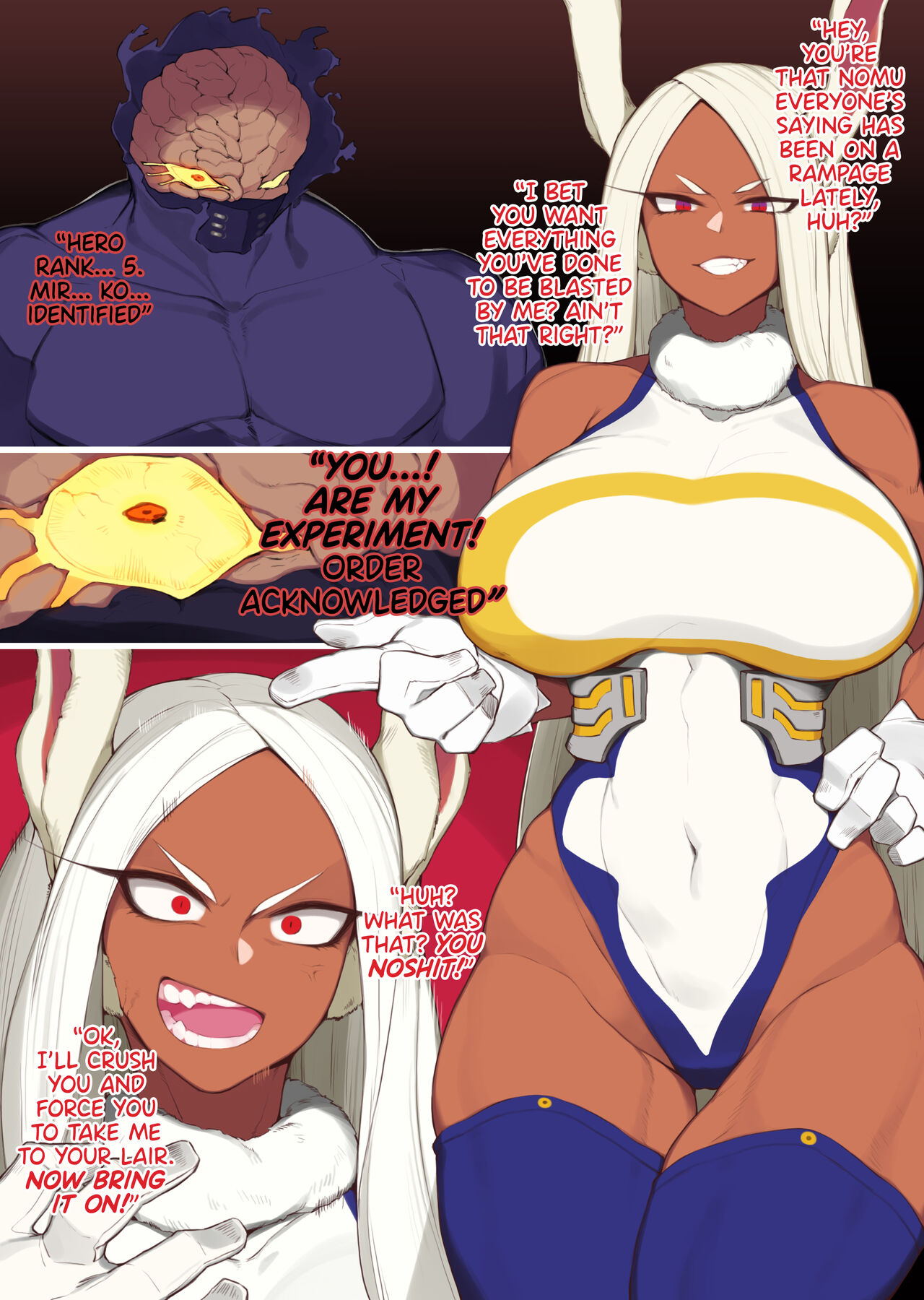 [Yanje] Mirko Loses to a Nomu and Gets Penetrated by a Gigantic Dick (My Hero Academia) [English] [UncontrolSwitchOverflow] numero di immagine  2