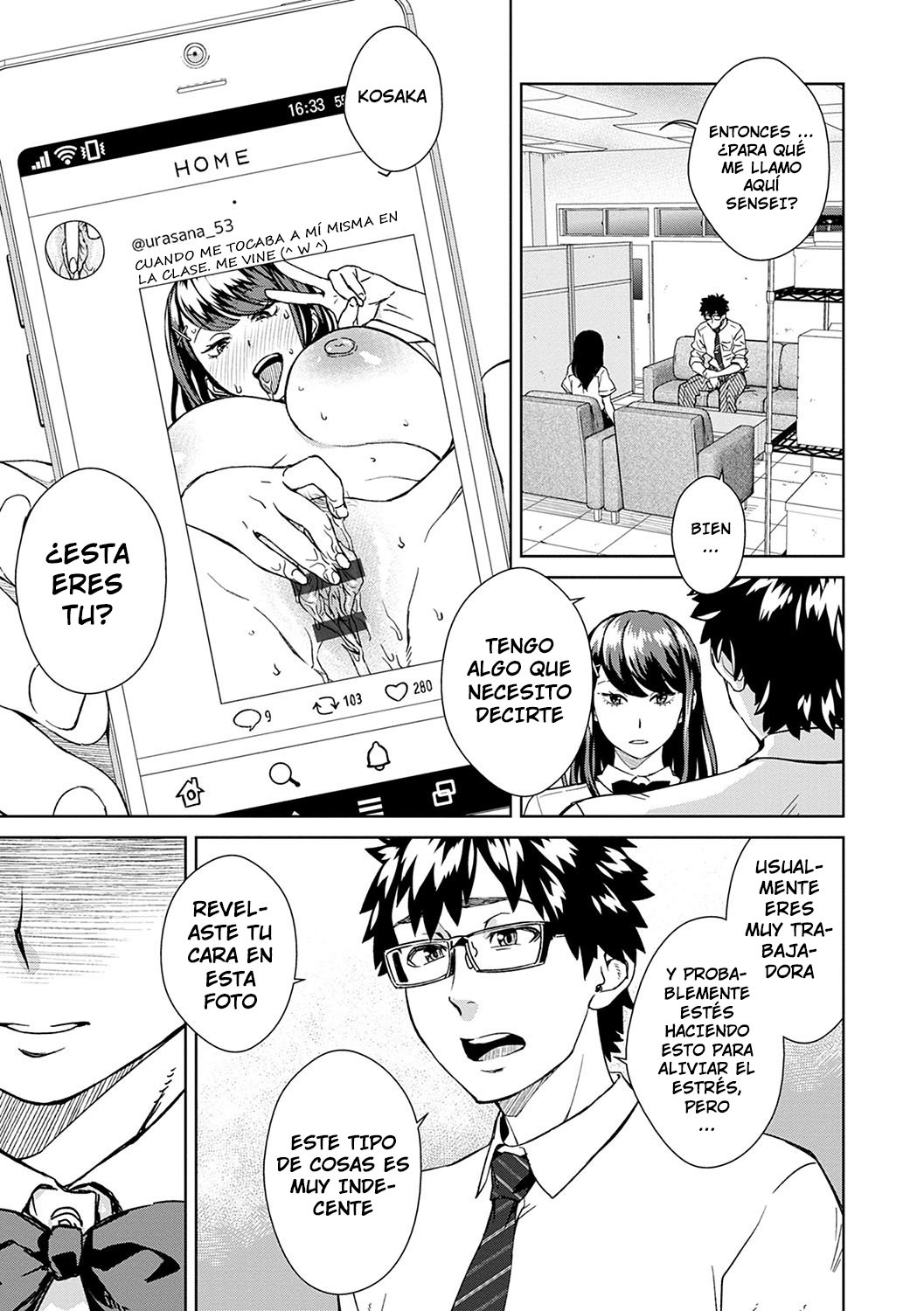 [Koharu Nanakusa] Sensei Shidoushitsu | The Teacher Discipline Office (Seme Joshi Shijou Shugi) [Digital] [Spanish] [Irkum Scan] numero di immagine  3