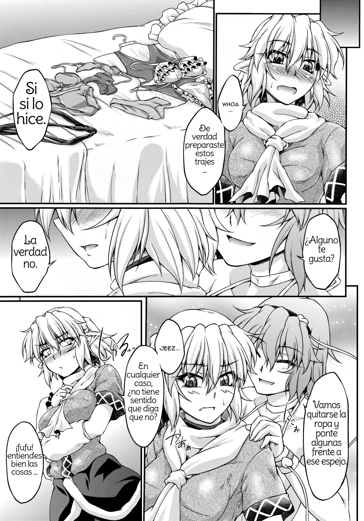 (C84) [Kougeki (Ootsuki Wataru)] Hashihime Mizugi! (Touhou Project) [Spanish] [Amaterasu] 이미지 번호 8