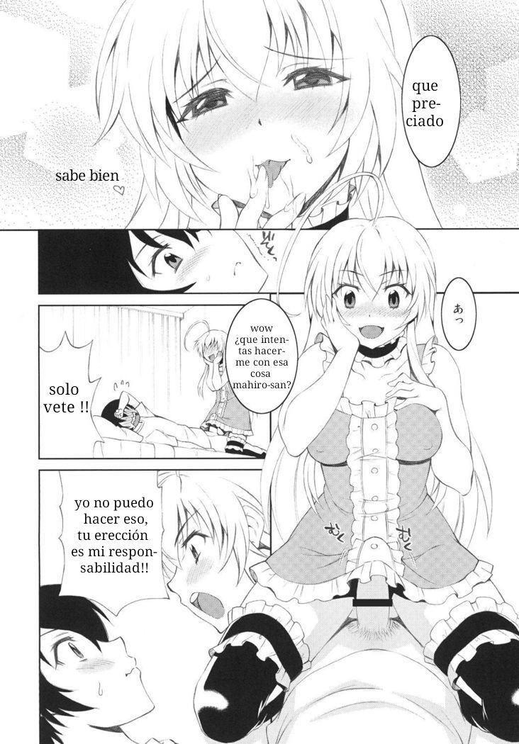 [Kissyoudo (Matsuri Miko)] Sukina Hito ni Mainichi Betabeta Karanda Kekka w (Haiyore! Nyaruko-san!)  [Spanish] [Fabian]   [Digital] Bildnummer 5