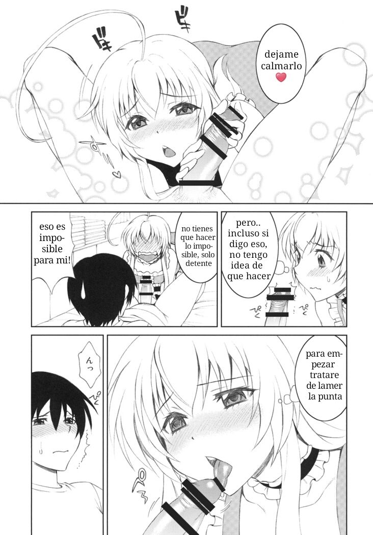 [Kissyoudo (Matsuri Miko)] Sukina Hito ni Mainichi Betabeta Karanda Kekka w (Haiyore! Nyaruko-san!)  [Spanish] [Fabian]   [Digital] Bildnummer 6