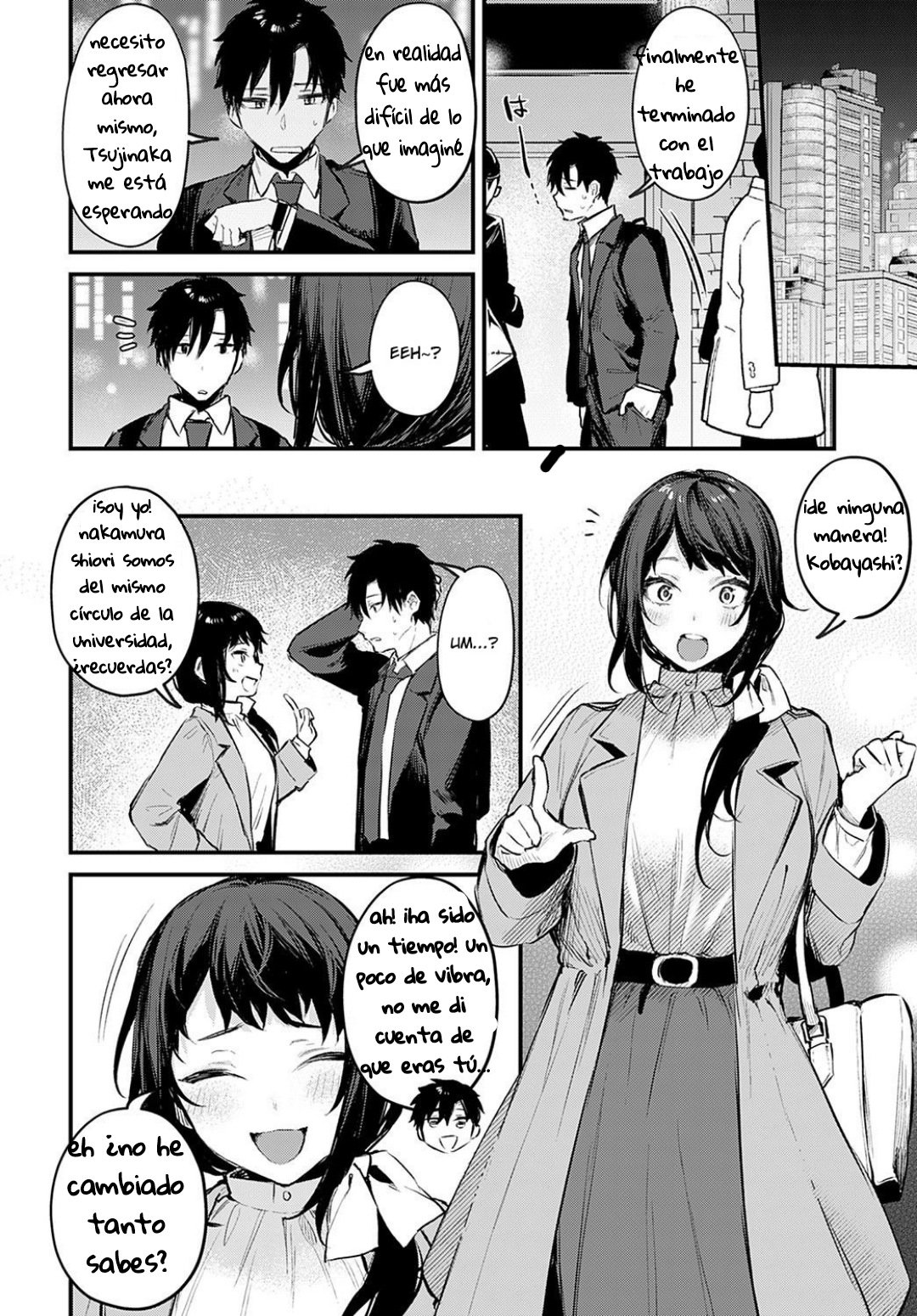 [Danimaru] Kouhai Kanojo Tsujinaka-chan no Oshioki (COMIC Anthurium 2021-11) [Spanish] [Anonymous] [Digital] 图片编号 4