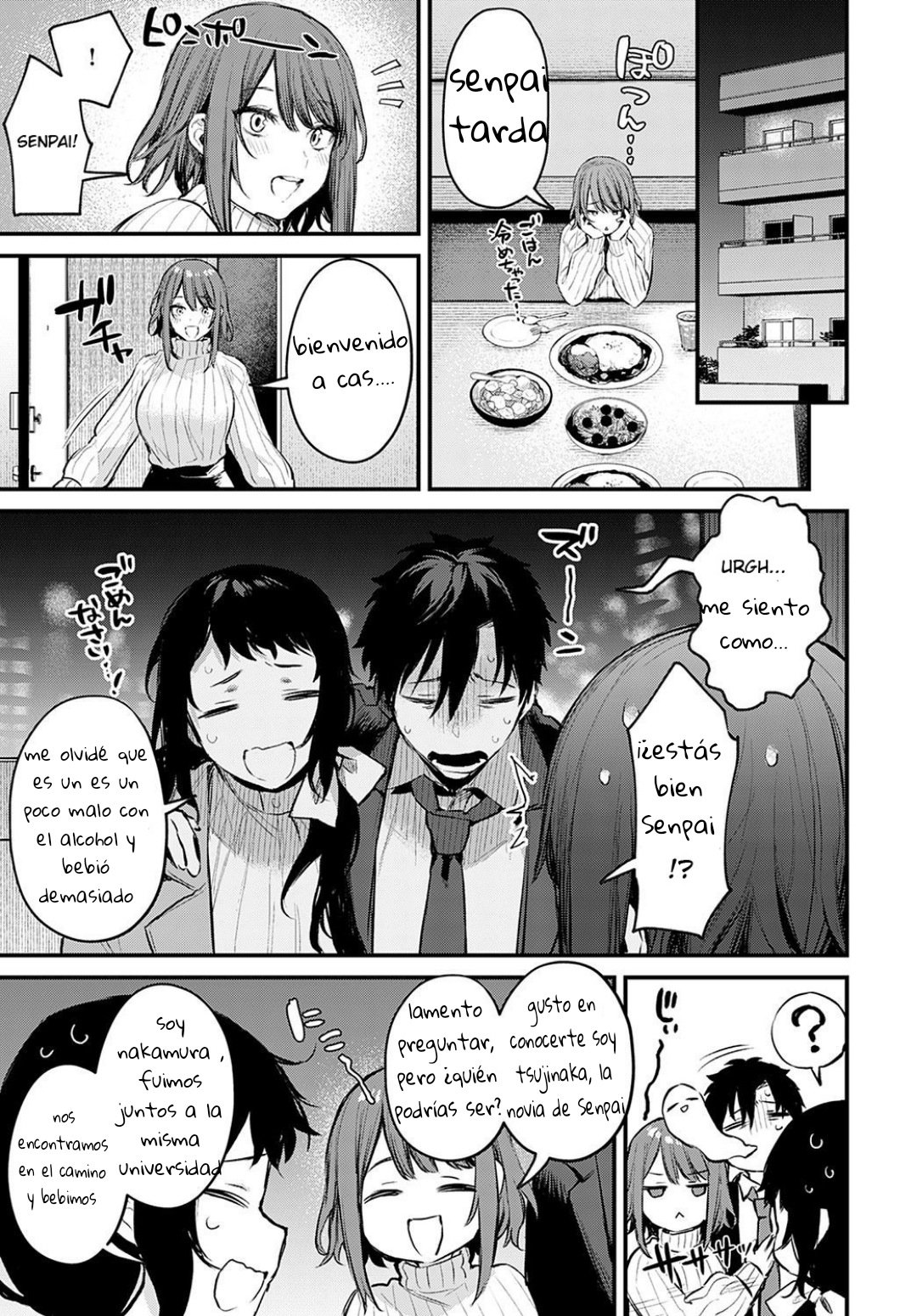 [Danimaru] Kouhai Kanojo Tsujinaka-chan no Oshioki (COMIC Anthurium 2021-11) [Spanish] [Anonymous] [Digital] 图片编号 7