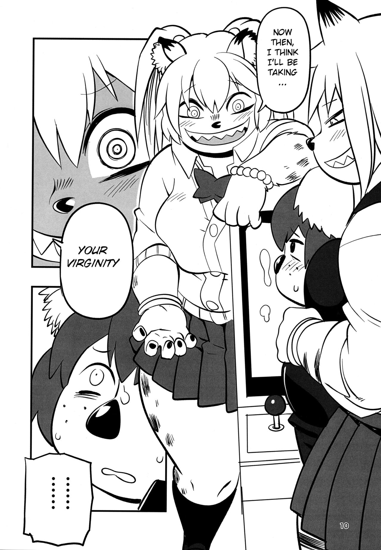 (C99) [UNKNOWN MEAT (Kojima Video)] Hyena JK Doutei Hunting 7 [English] [BSN] numero di immagine  10