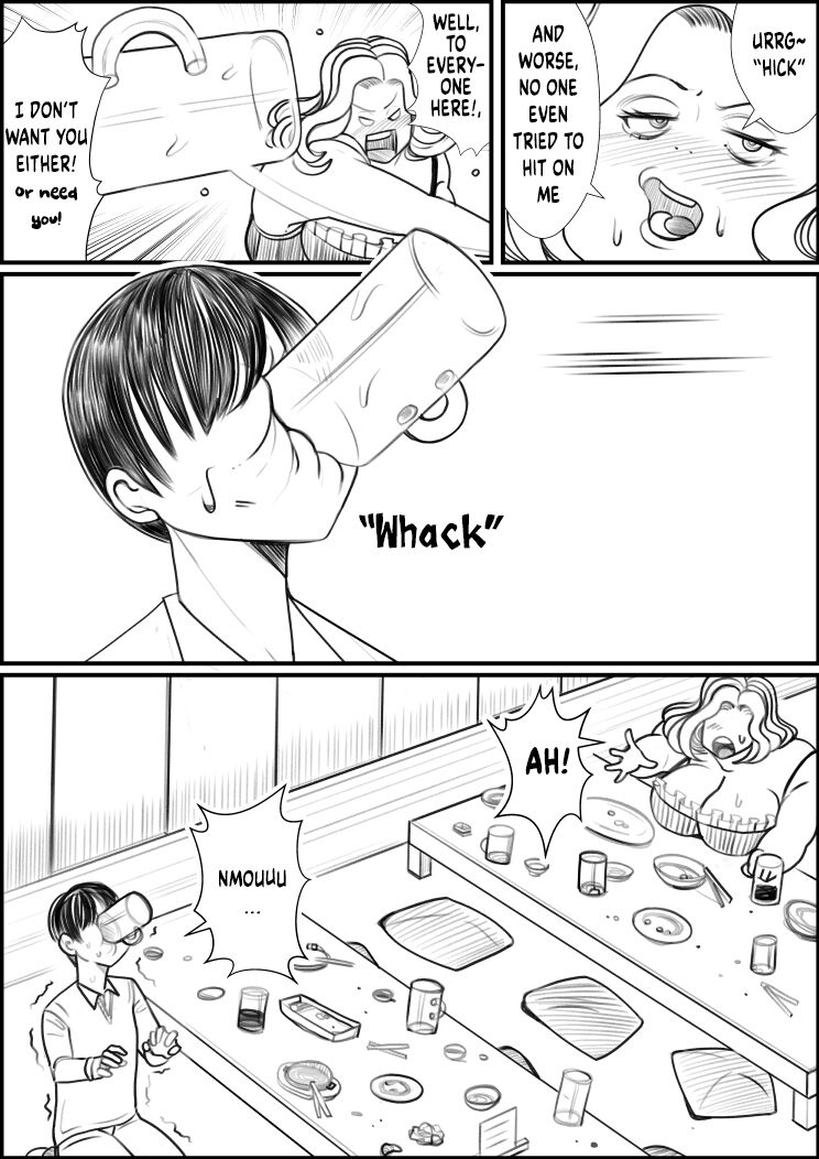 [Nekorondoru (Tokei)] I Was Gonna Go Home With a Cute Girl But a Fat Lady Seduced Me and I Ended Up Fucking her [Digital] [English] 画像番号 3