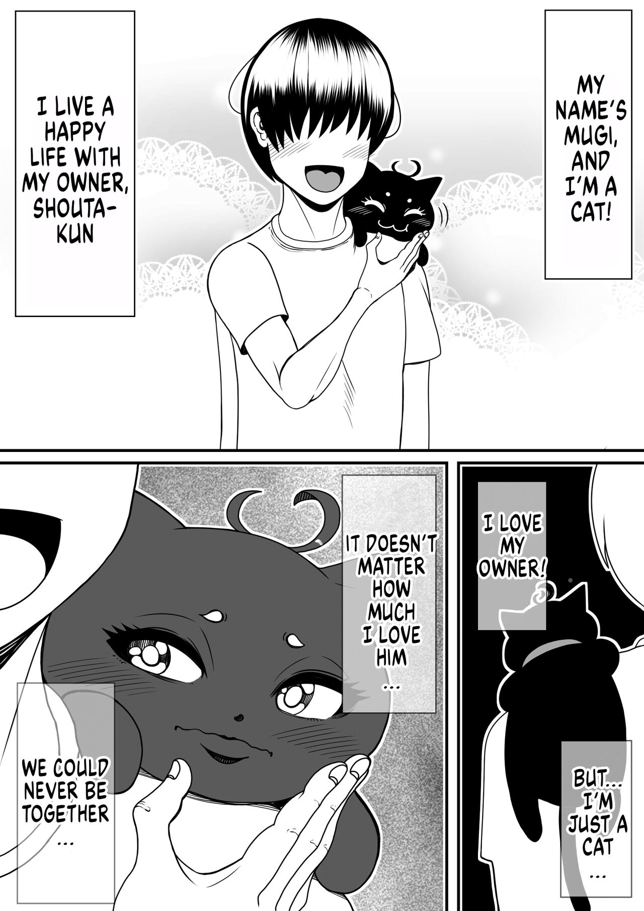 [Nekorondoru (Tokei)] Mugi, the 5 year old cat who transformed into a 36 year old human [Digital] [English] image number 2