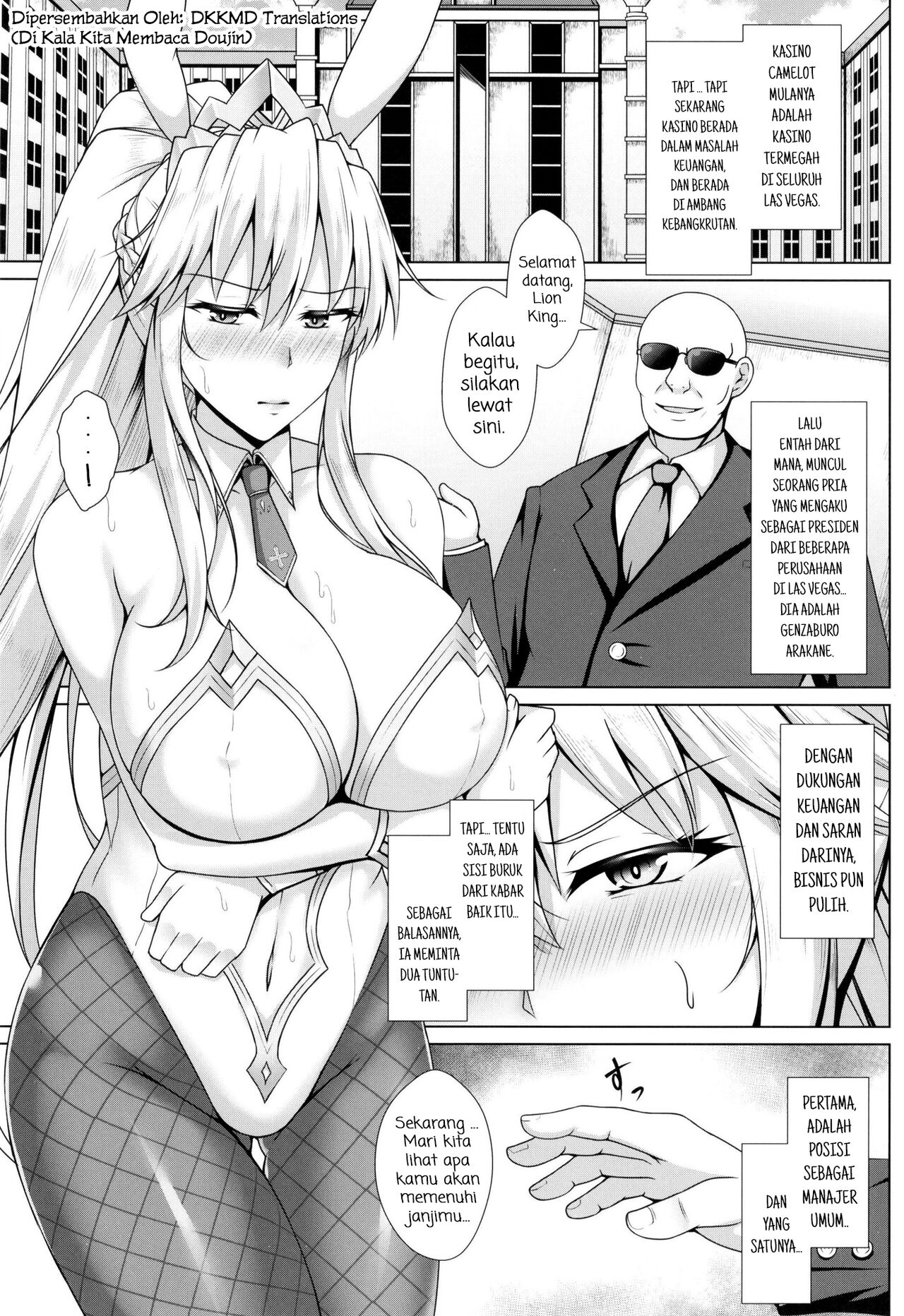 [Taishou Romanesque (Toono Suika)] Shishi ga Usagi ni Ochiru Toki (Fate/Grand Order) [Indonesian] [DKKMD Translations] [Digital] 图片编号 5