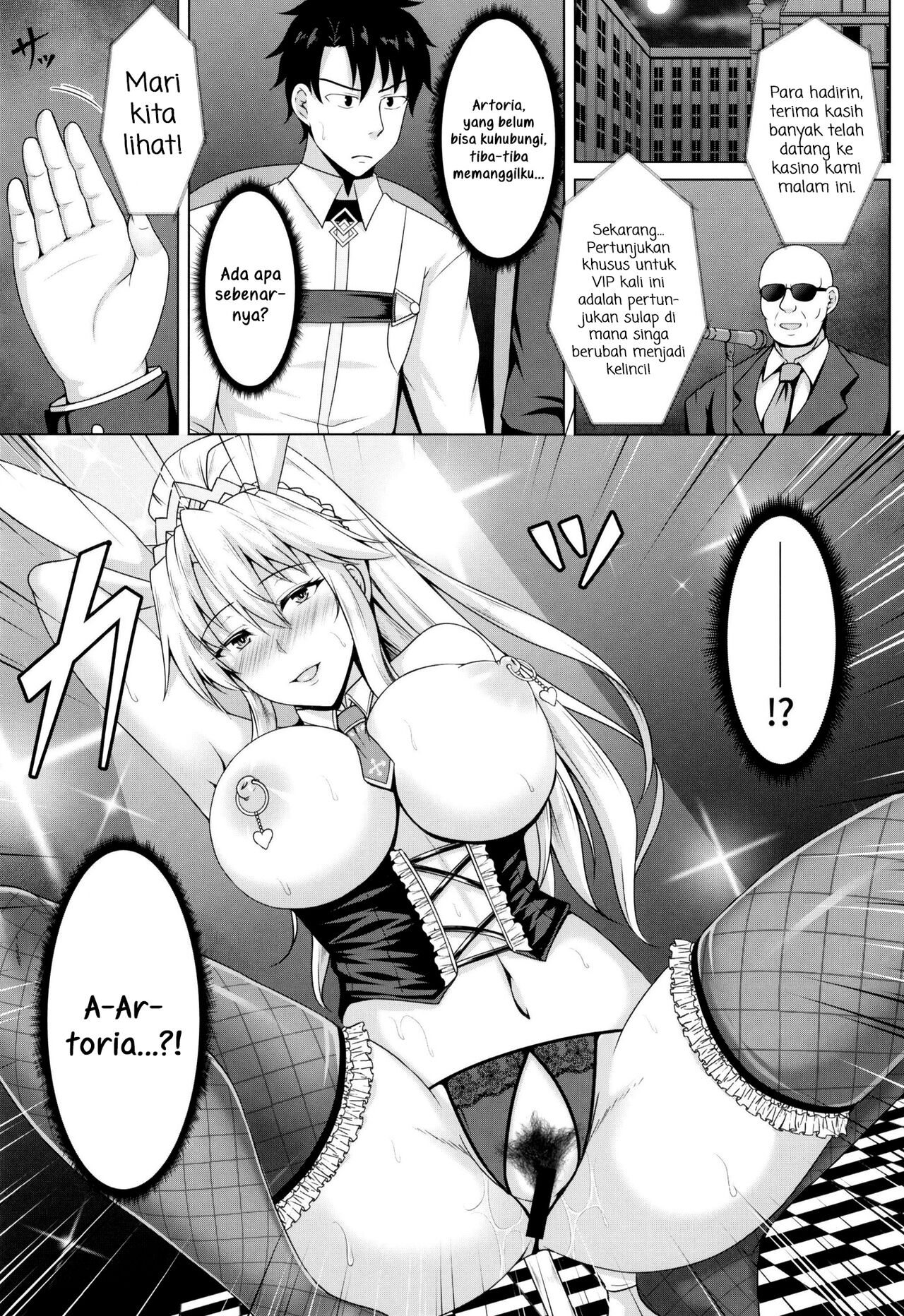 [Taishou Romanesque (Toono Suika)] Shishi ga Usagi ni Ochiru Toki (Fate/Grand Order) [Indonesian] [DKKMD Translations] [Digital] 图片编号 15