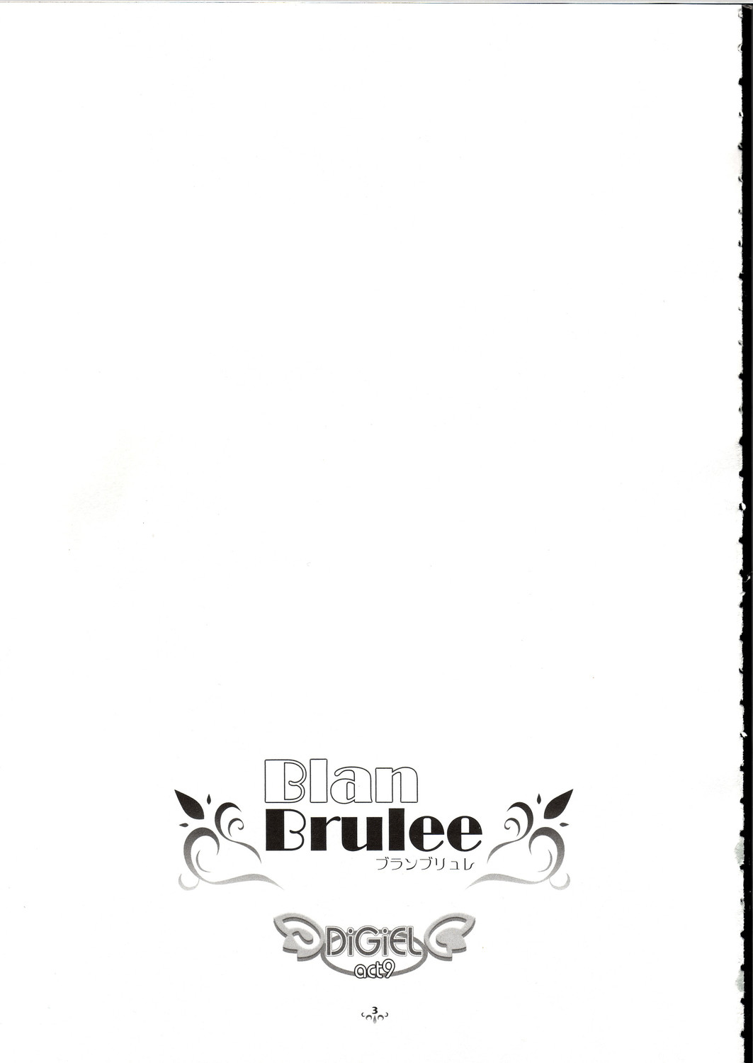 (C67) [DiGiEL (Yoshinaga Eikichi)] Blan Brulee (Futari wa Precure) image number 2