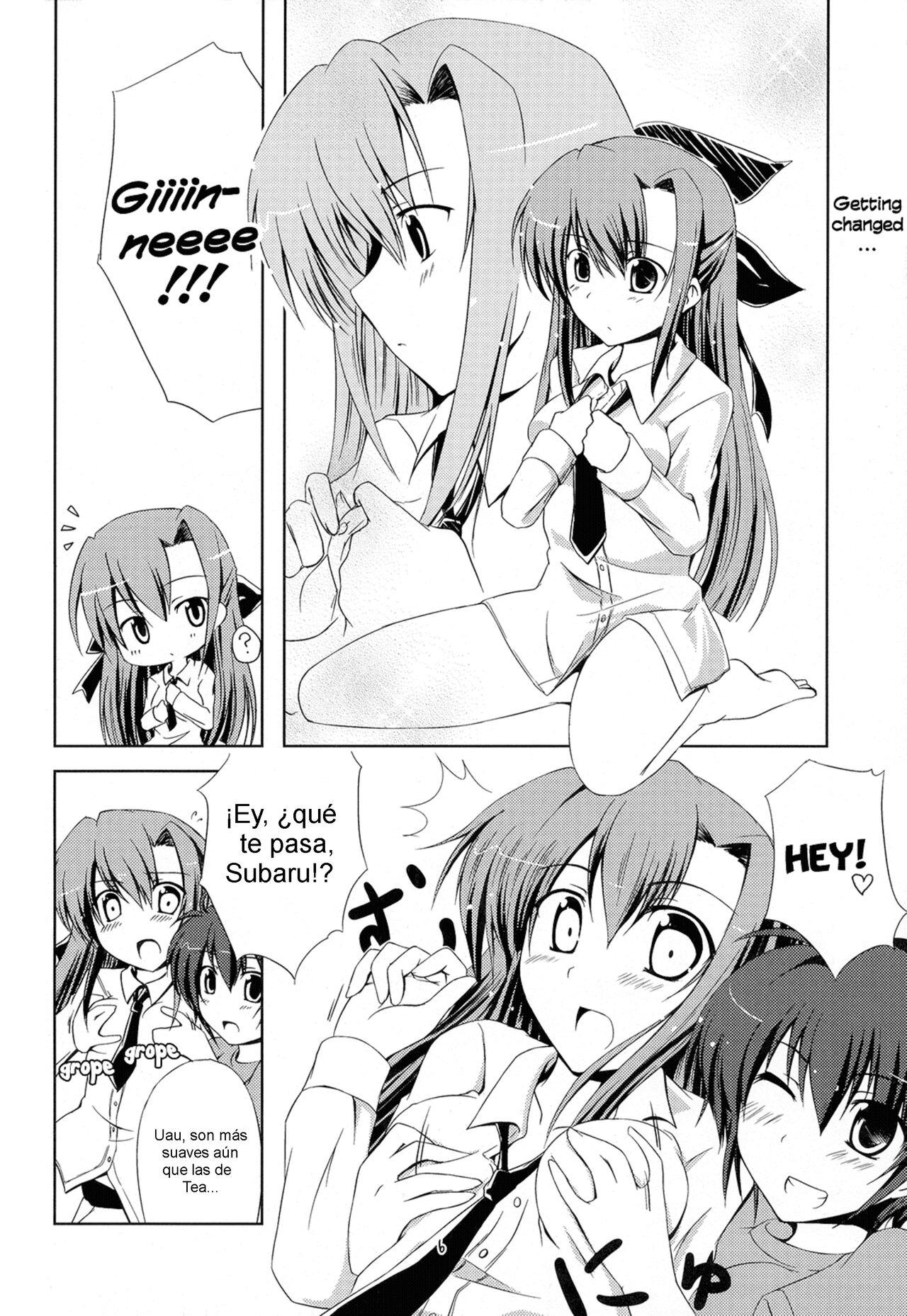 (C72) [Zanryuu Shinen (Nagami Yuu)] SisterS (Mahou Shoujo Lyrical Nanoha) [Spanish] [Nekomi Fans] numero di immagine  5