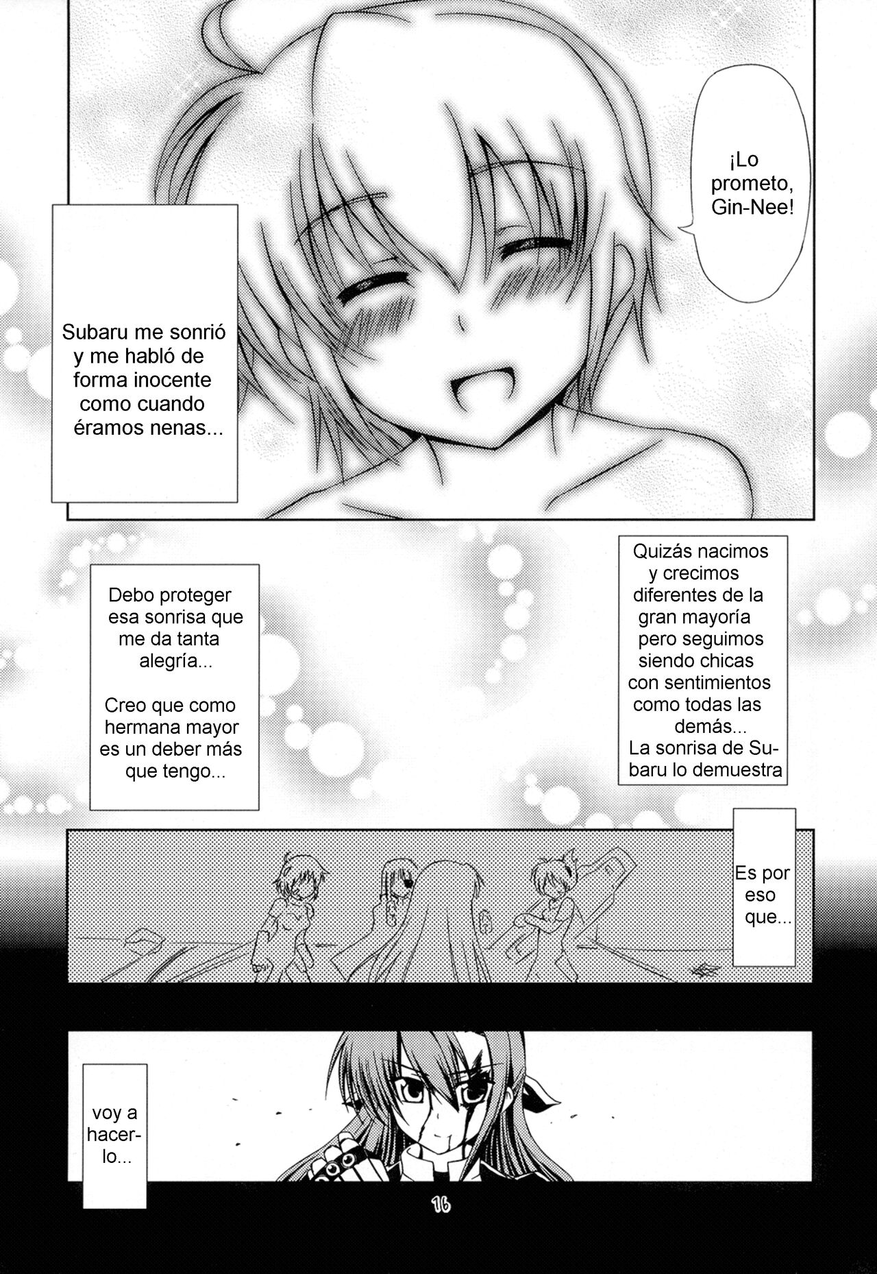 (C72) [Zanryuu Shinen (Nagami Yuu)] SisterS (Mahou Shoujo Lyrical Nanoha) [Spanish] [Nekomi Fans] numero di immagine  15