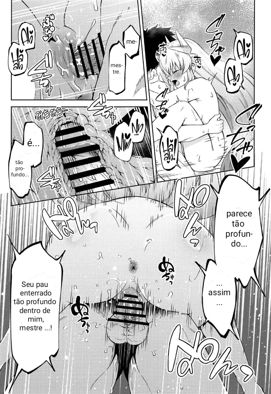 (GW Chou Doujinsai) [Izumiya (Mikoma Sanagi)] Aa Master Shoujiki ni Natte♡ | Ah, Be Honest, Master♡(Fate/Grand Order) [Portuguese-BR] [Kuri_Scans] numero di immagine  16