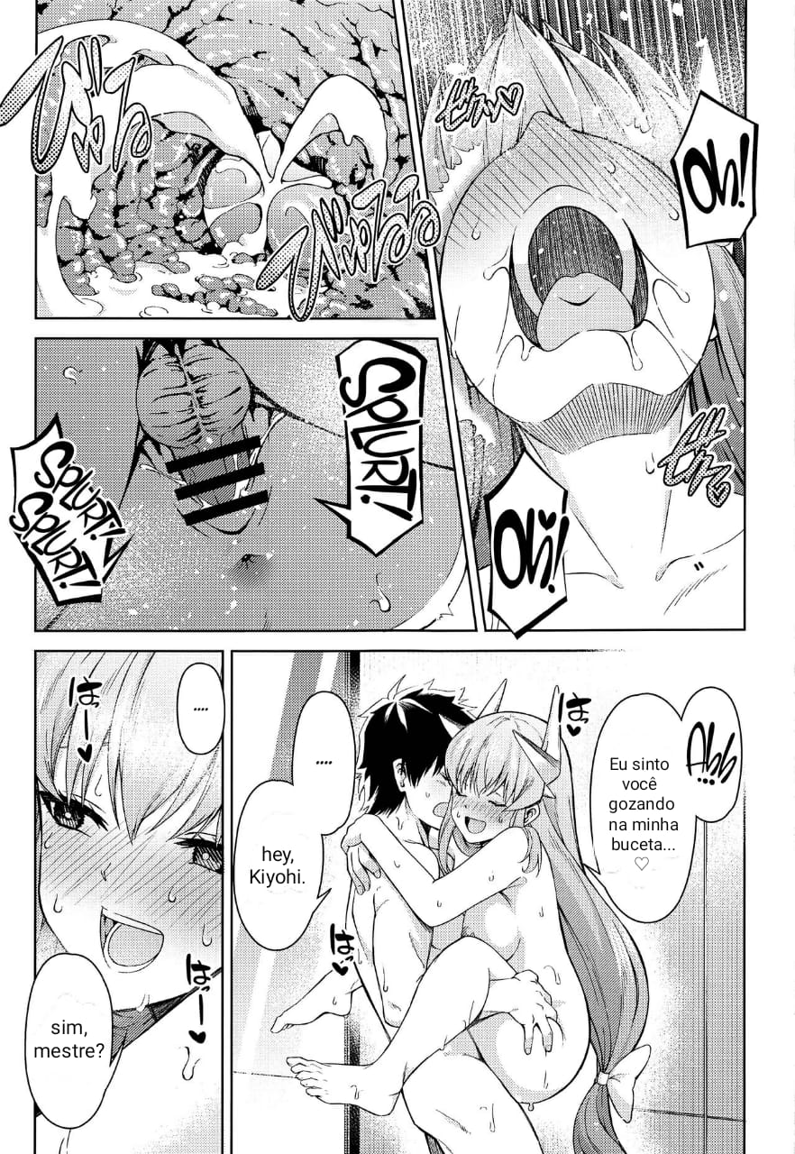 (GW Chou Doujinsai) [Izumiya (Mikoma Sanagi)] Aa Master Shoujiki ni Natte♡ | Ah, Be Honest, Master♡(Fate/Grand Order) [Portuguese-BR] [Kuri_Scans] numero di immagine  18