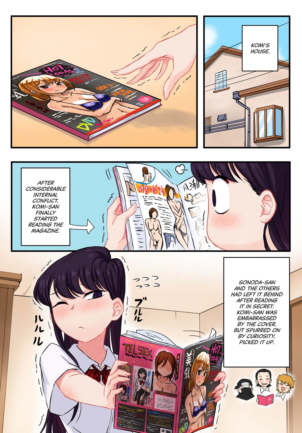[Tsukikaze Machi (Wox Yang)] Komi-san wa, H Mousoushou desu. | Komi-san has Strange Ideas about Sex. (Komi-san wa, Komyushou desu.) [English] [Rotoscopic+Constipat8] [Digital] numero di immagine  2