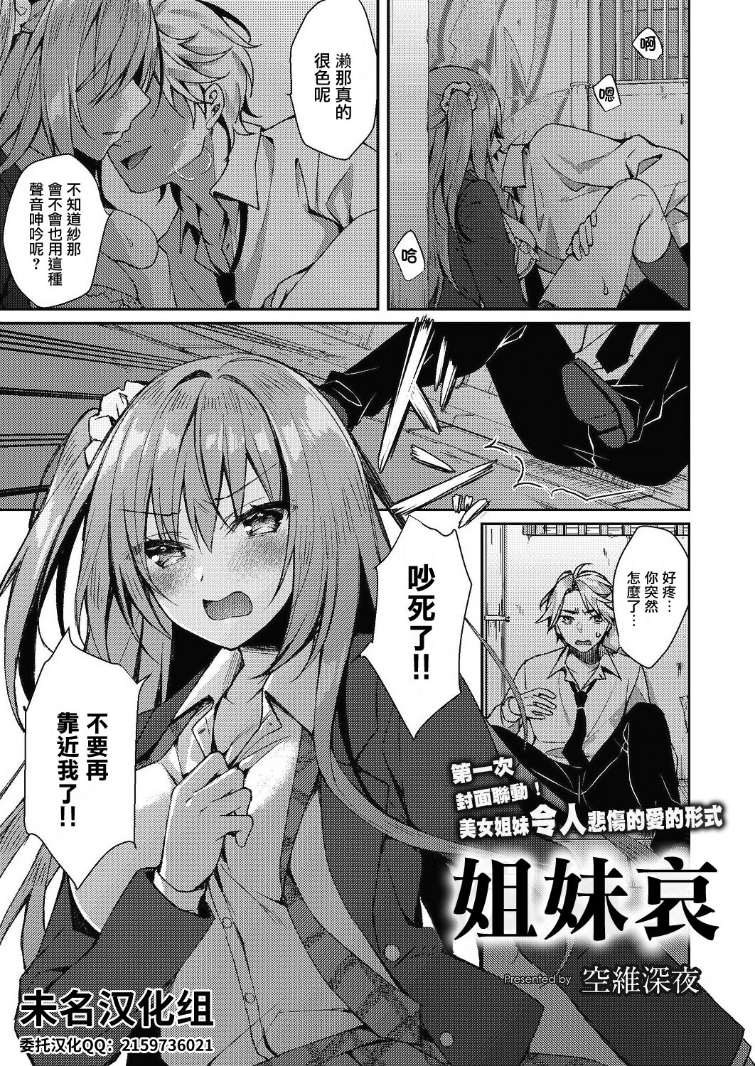 [空維深夜]姉妹哀[未名汉化组] 图片编号 1