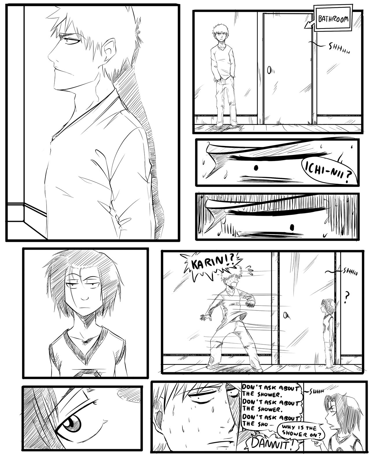 [ HollowHowl]Shower Trouble[][bleach) 图片编号 1