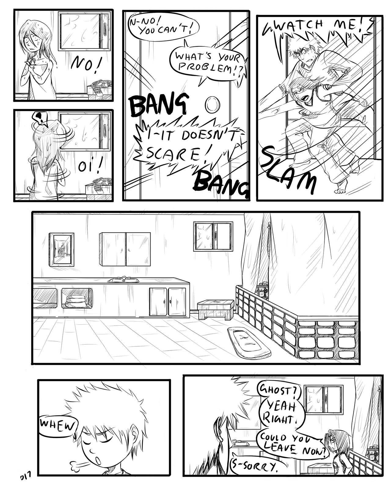 [ HollowHowl]Shower Trouble[][bleach) 图片编号 3