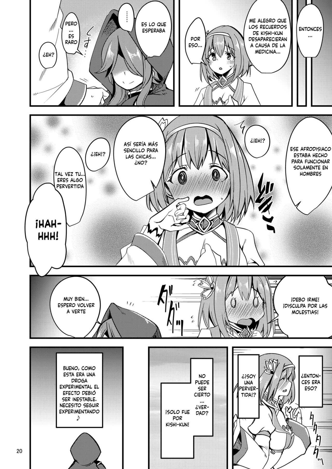 [Ryuukakusan Nodoame (Gokubuto Mayuge)] Pink-gami no Onnanoko wa... (Princess Connect! Re:Dive) [Spanish] [Digital] image number 19