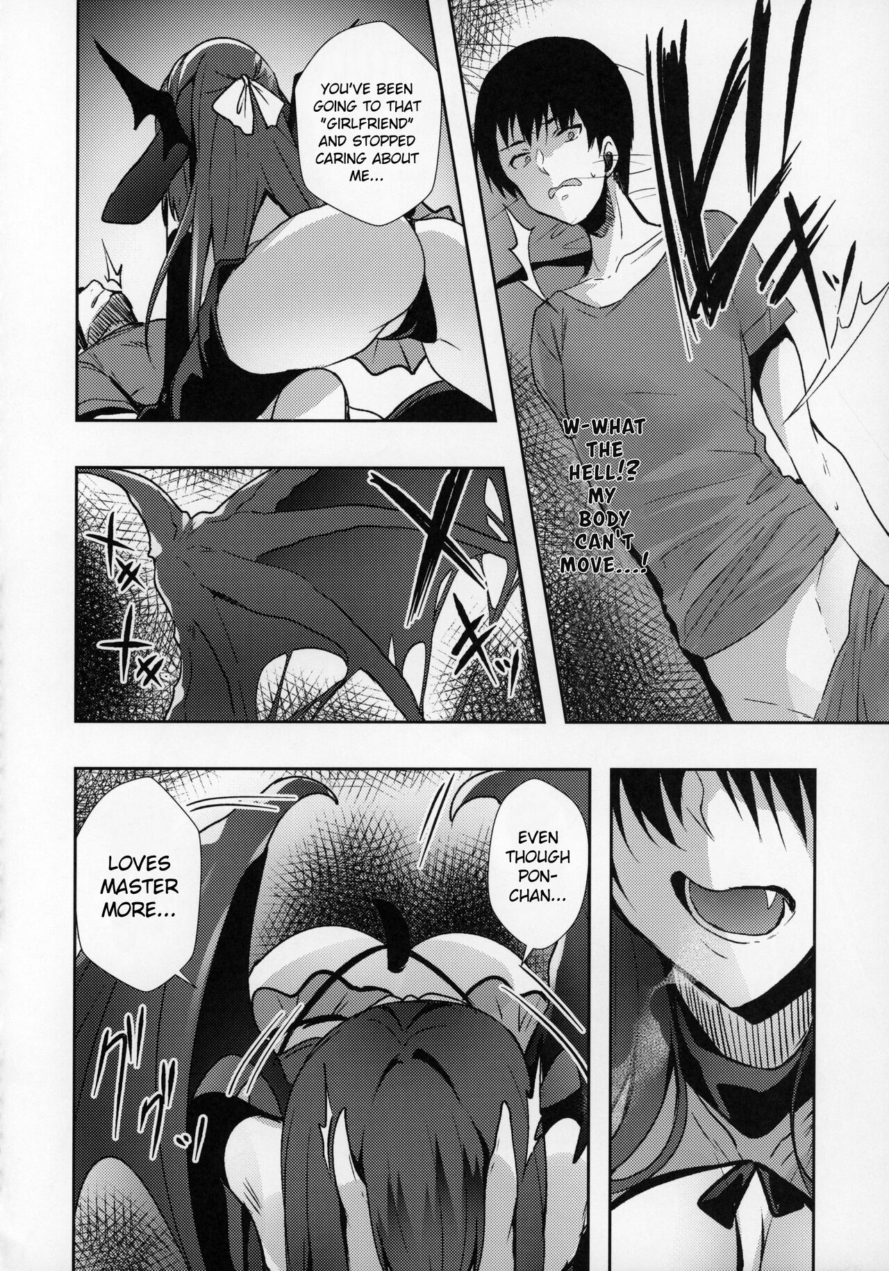 [Panda Cotta (Sasakuma Kyouta)] Kanojo ga Dekitara Pet ga Yande Succubus ni Natta Hanashi | When I got a girlfriend, my pet fell ill and became a succubus [English] [Disappointing Translations] image number 15