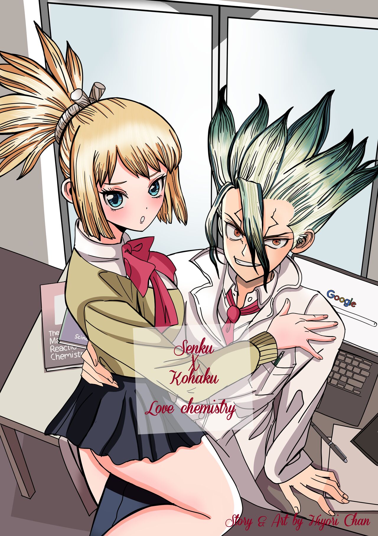 [ Hiyori chan)]Senku x Kohaku love chemistry(dr stone ) numero di immagine  1