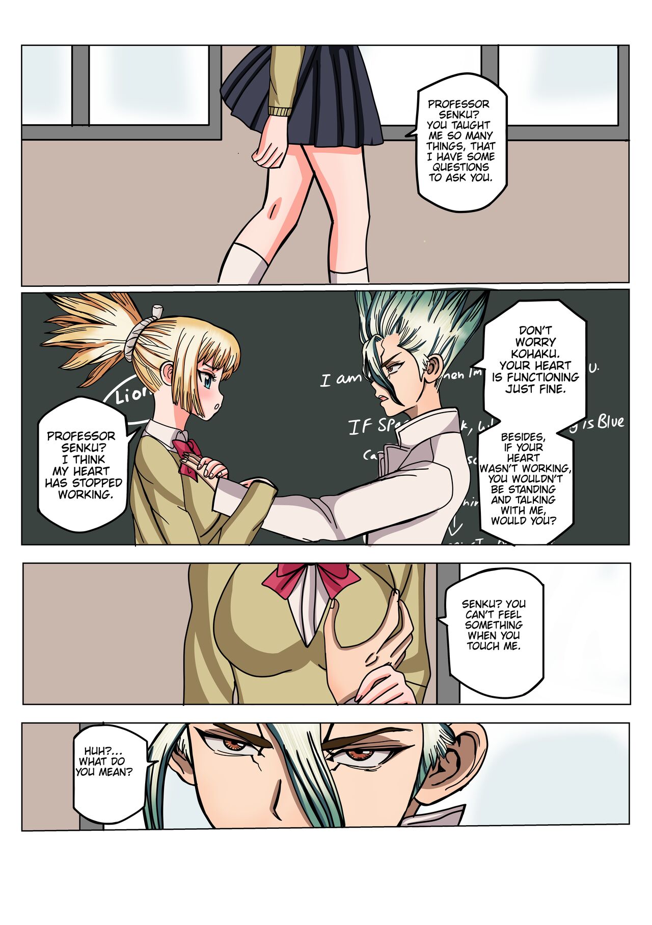 [ Hiyori chan)]Senku x Kohaku love chemistry(dr stone ) numero di immagine  3