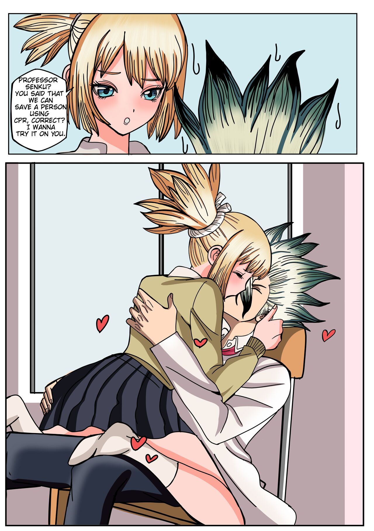 [ Hiyori chan)]Senku x Kohaku love chemistry(dr stone ) numero di immagine  4