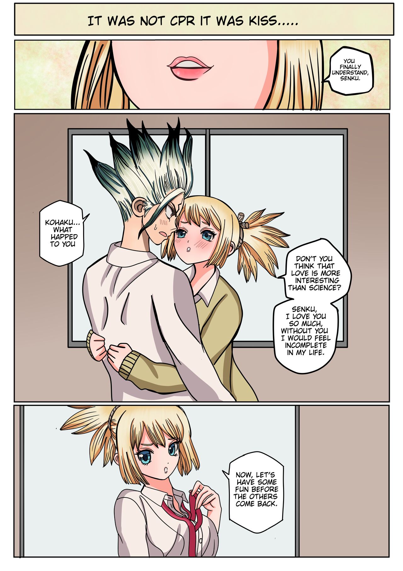 [ Hiyori chan)]Senku x Kohaku love chemistry(dr stone ) numero di immagine  5
