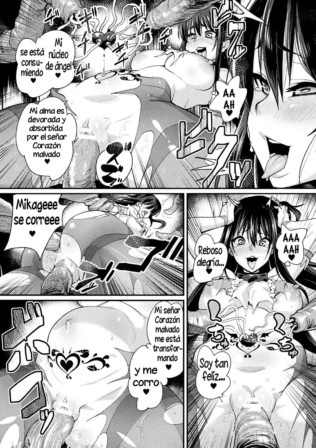 [Chimosaku] Mahou Shoujo Brave Hearts | Magical Girls Brave Hearts (Bessatsu Comic Unreal Inmon no Maryoku de Bishoujo-tachi ga Akuochi Kairaku Ochi! Vol. 3) [Spanish] [Digital] image number 10