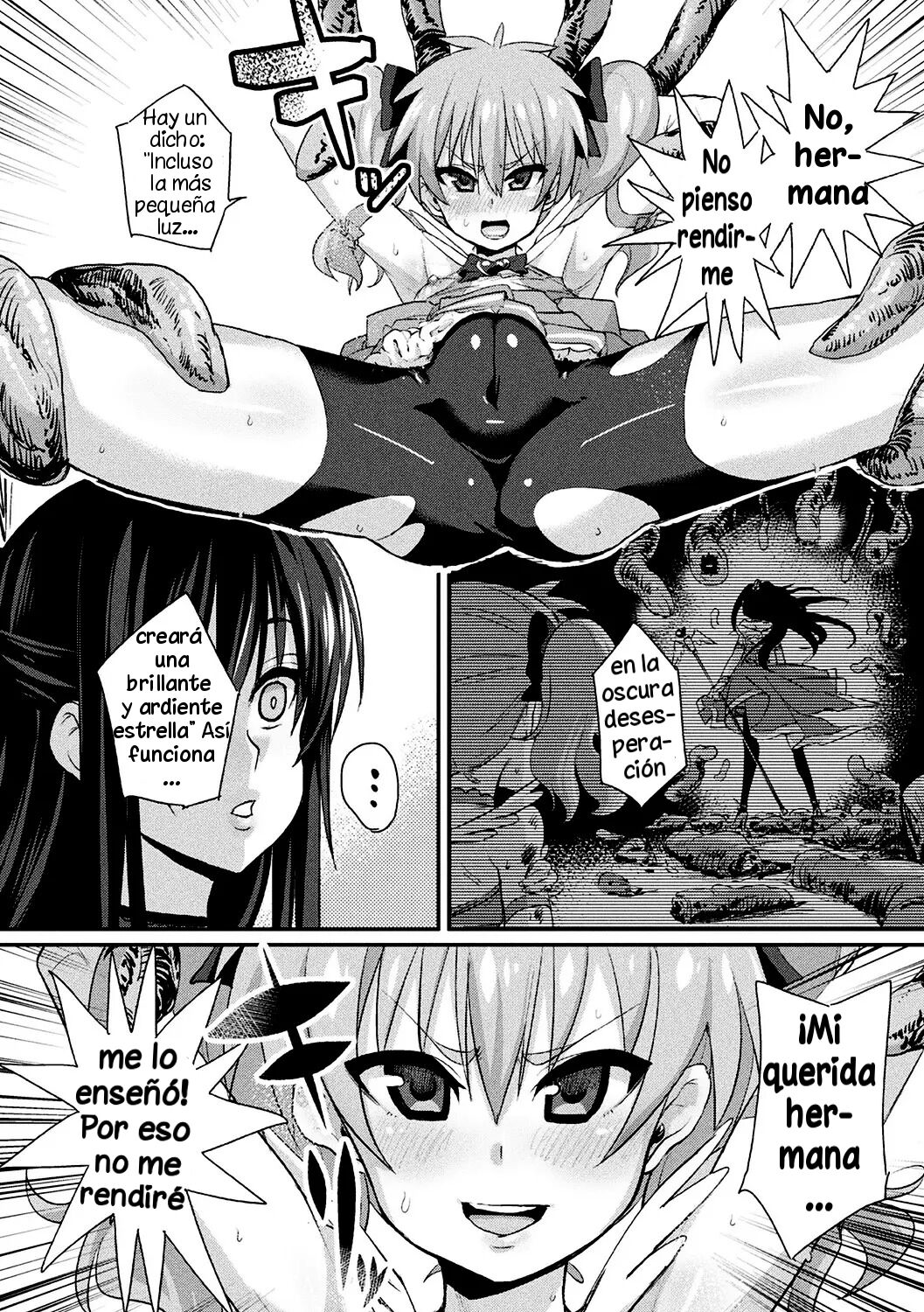 [Chimosaku] Mahou Shoujo Brave Hearts | Magical Girls Brave Hearts (Bessatsu Comic Unreal Inmon no Maryoku de Bishoujo-tachi ga Akuochi Kairaku Ochi! Vol. 3) [Spanish] [Digital] image number 13