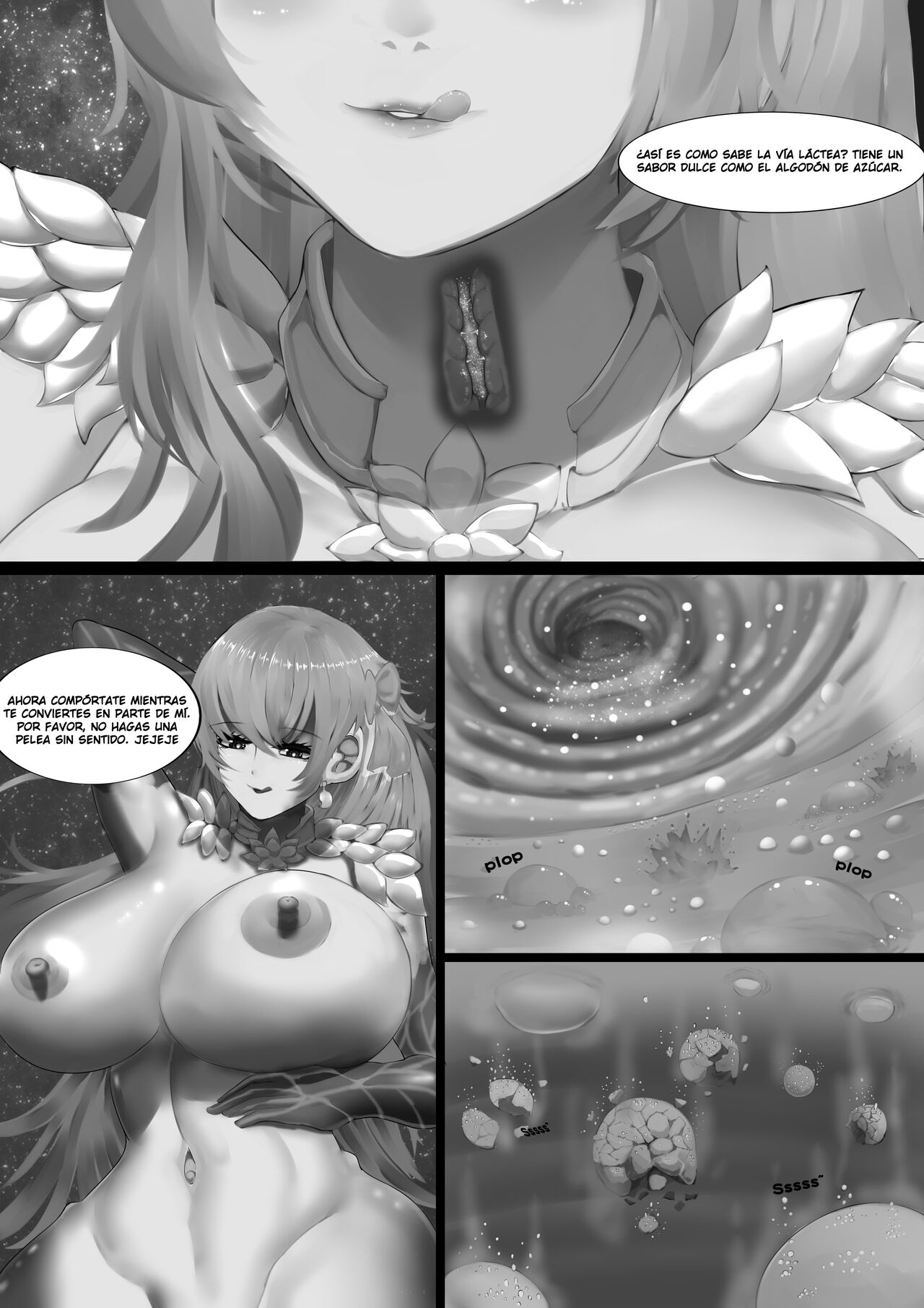 [Gabbit] Nonstop growing Godness Kama 丨不停巨大化的伽摩女神 [Spanish] [Allen Translations] image number 7