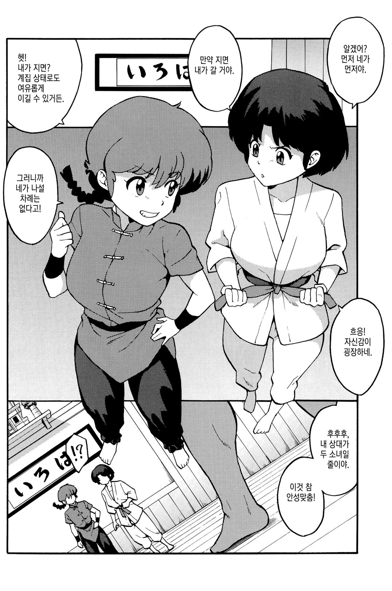 (COMIC1☆11) [SOLID AIR (Zonda)] RAN-MAN | 란마보지 (Ranma 1/2) [Korean] [이거맛좀봐] 图片编号 5