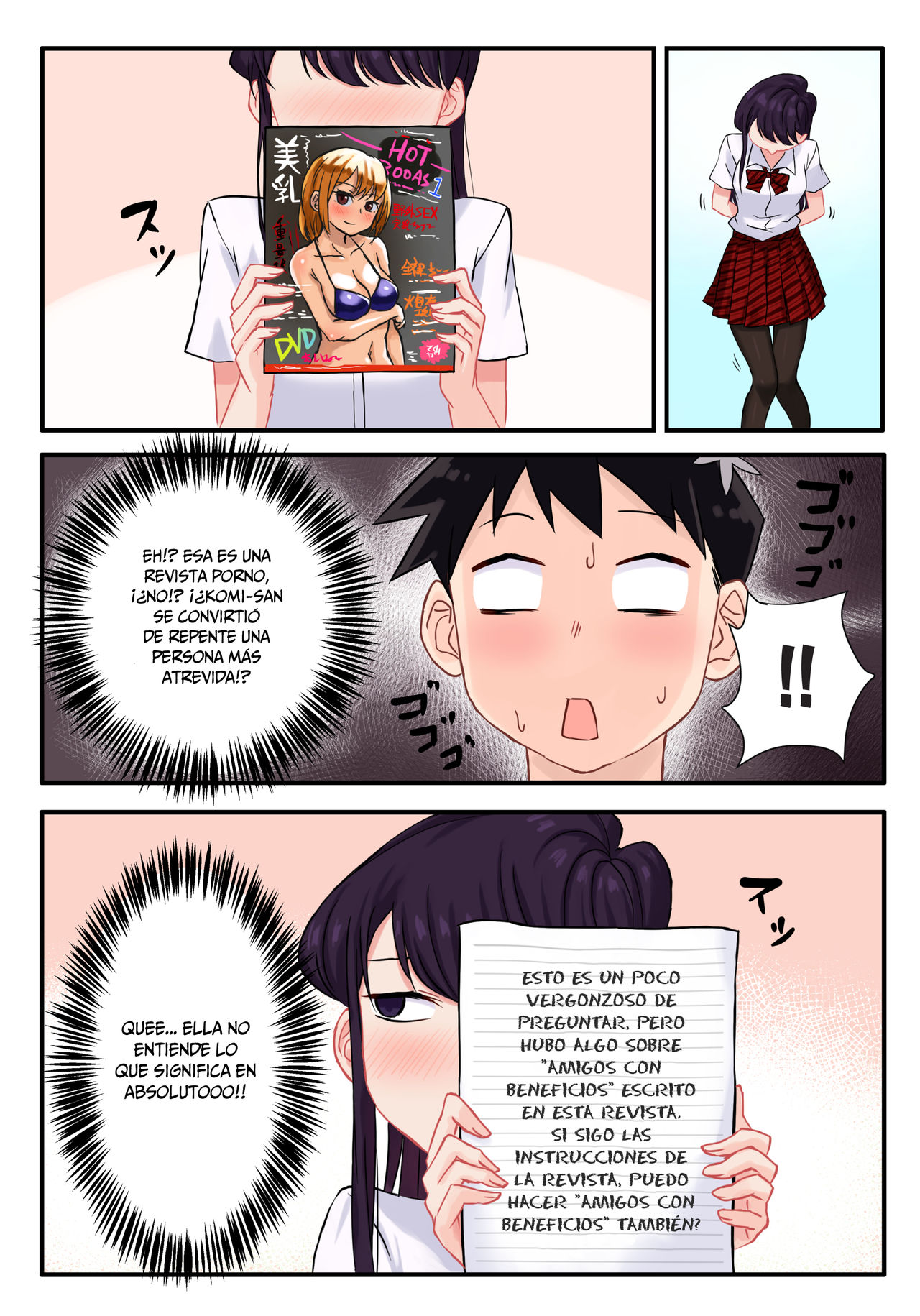 [Tsukikaze Machi (Wox Yang)] Komi-san wa, H Mousoushou desu. | Komi-san has Strange Ideas about Sex (Komi-san wa, Komyushou desu.) [Spanish] [Digital] 图片编号 5