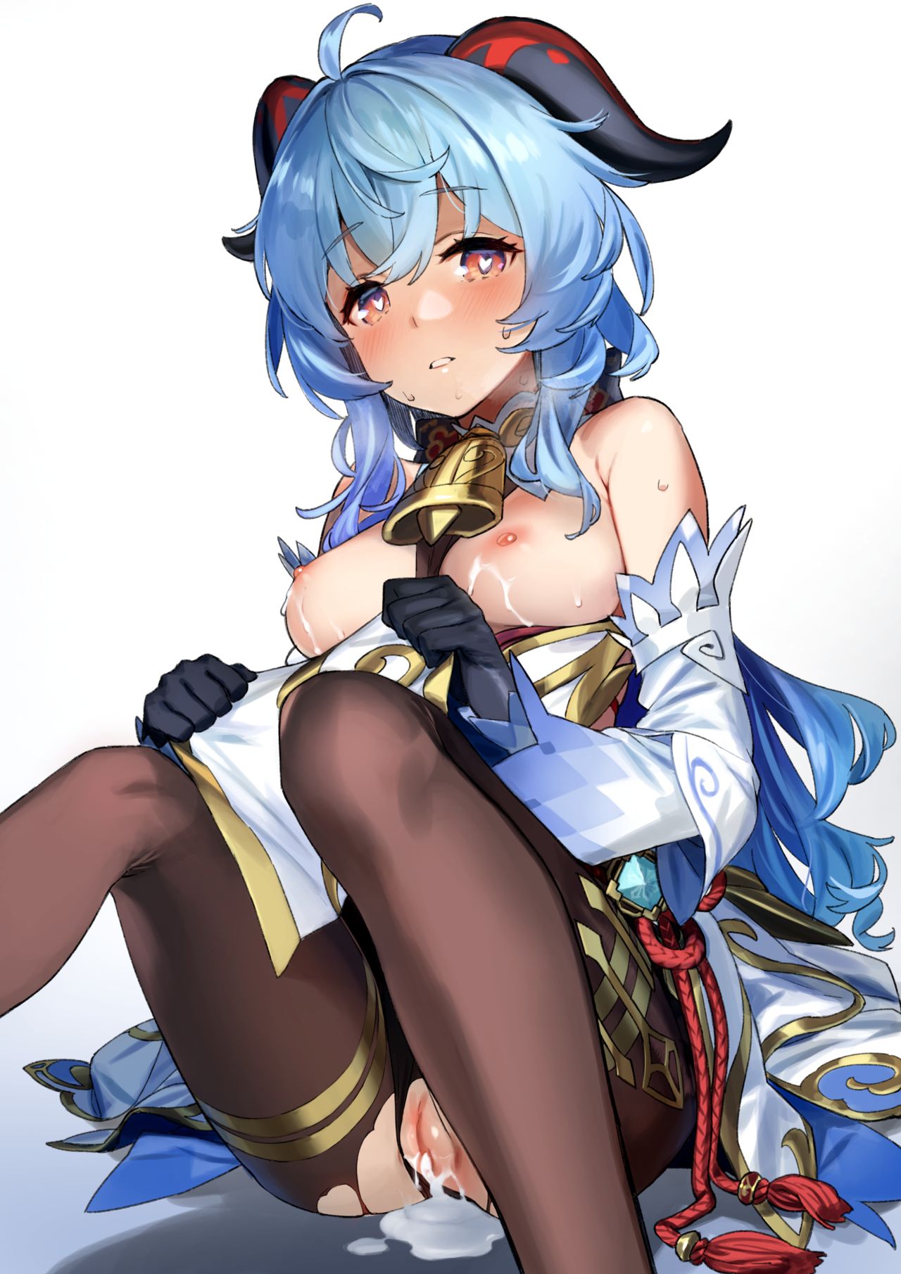 [92M] Kanu-chan ni Amaeru o Manga  Fawning on Ganyu (Genshin Impact) [English] [Decensored] [Colorized] [Satansoft] image number 9