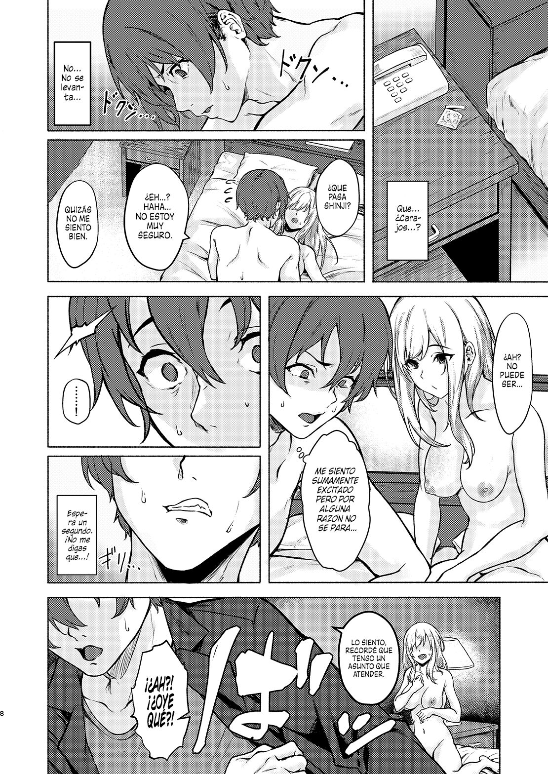 [Echizen Bugyousho (Aramaki Echizen)] InCha JD Saimin de Chinko no Shihaiken Ubawarechattara, Shin-chan Nannimo Dekinai ne? | Sin el Control de tu Pene, Realmente no puedes hacer nada, ¿eh? Shin-chan~ [Spanish] [NekoCreme] [Digital] 图片编号 8