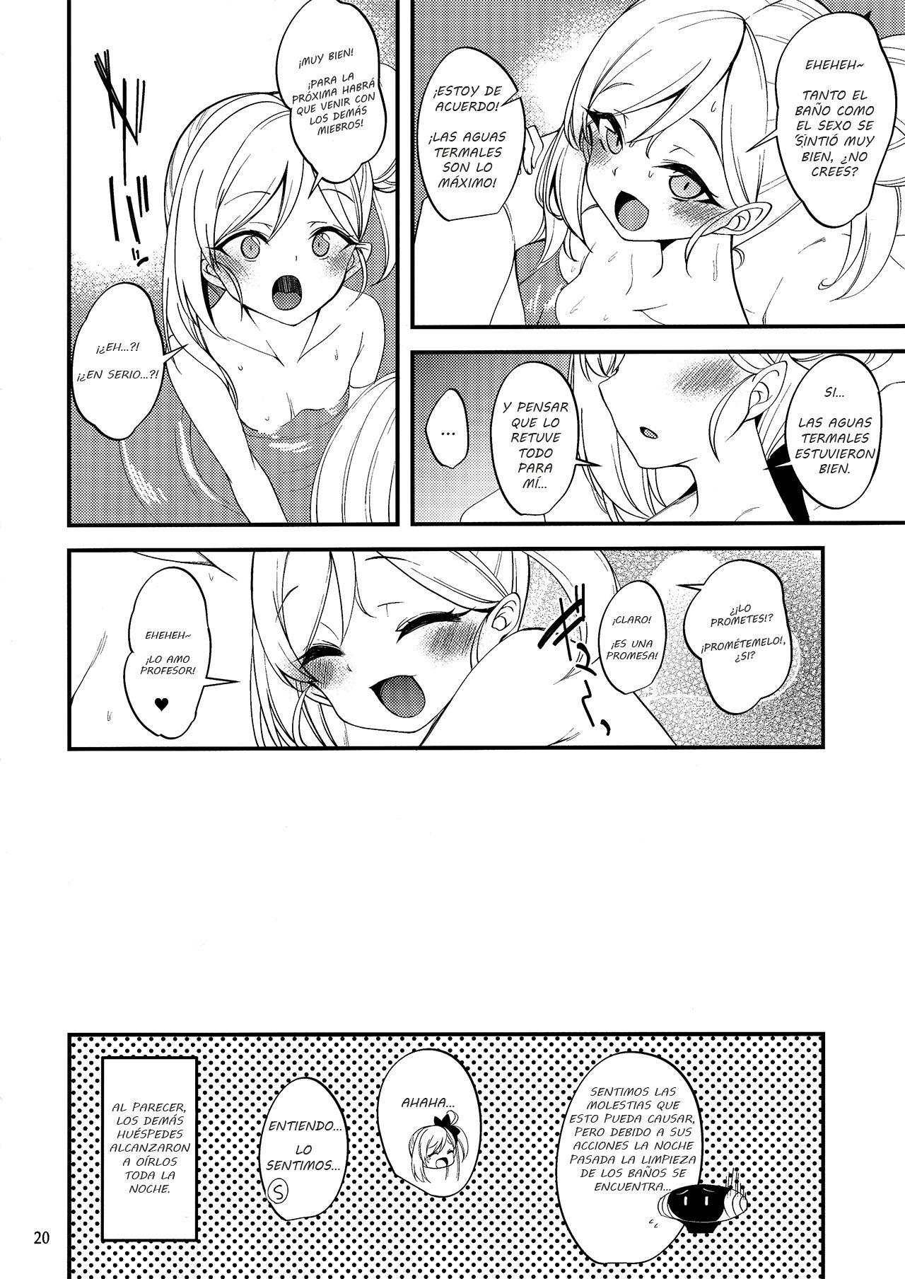 (C99) [Ryuukakusan Nodoame (Gokubuto Mayuge)] Gehenna Onsen Monogatari (Blue Archive) [Spanish] [otakurinos.group] numero di immagine  19