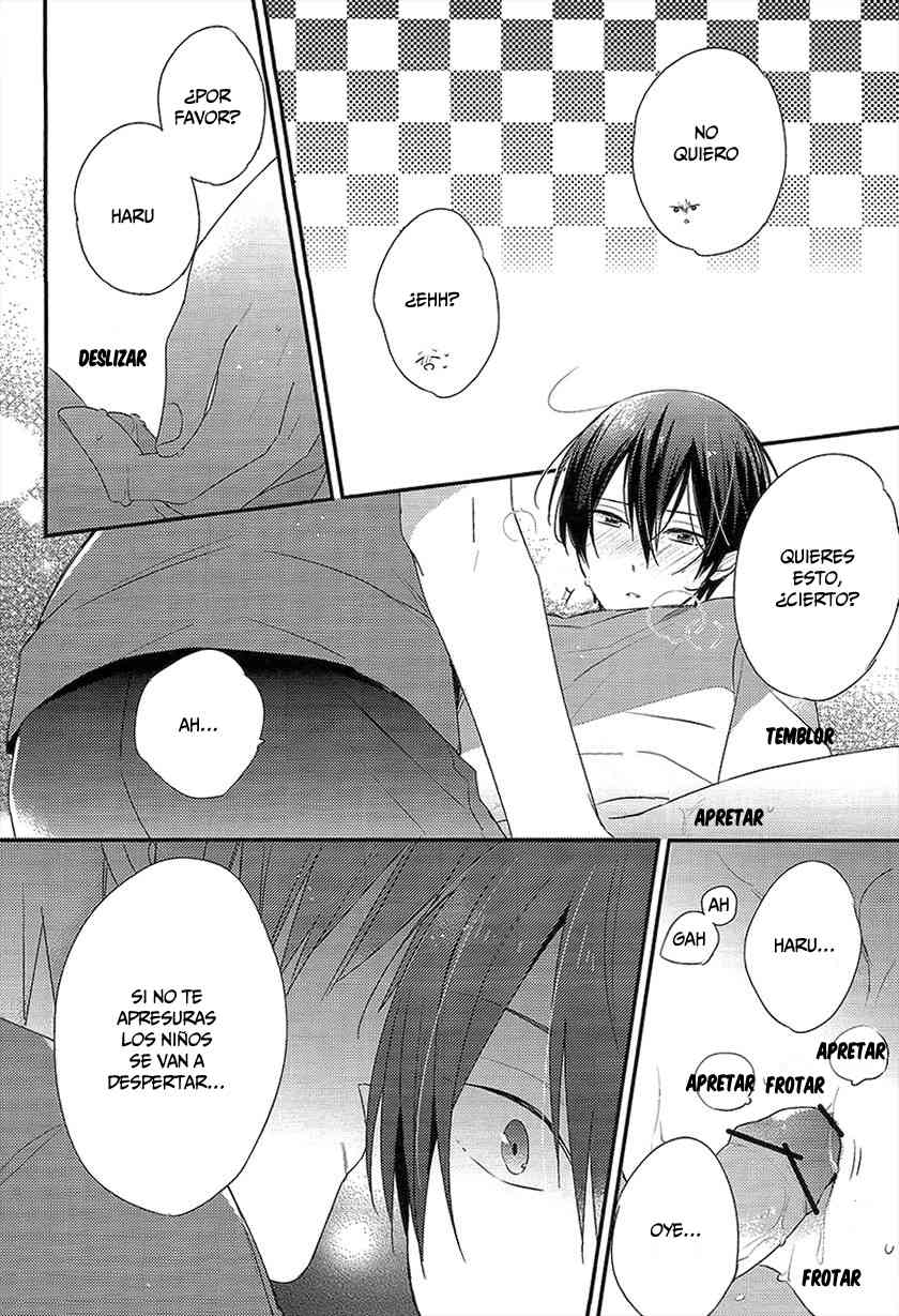 (GOOD COMIC CITY 20) [Otawamure GO!GO! (Nimoda Ai)] Oyasumi Mae Secret (Free!)  [Spanish] [Whitelies Fansub] 图片编号 12