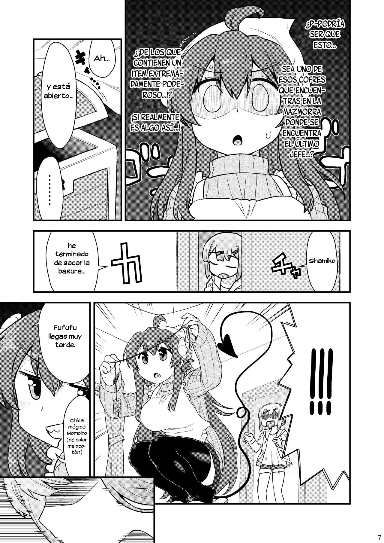 [CELTRANCE (Kogaku Kazuya)] Momoiro Takarabako (Machikado Mazoku) [Spanish][INSOMNIA] [Digital] imagen número 6