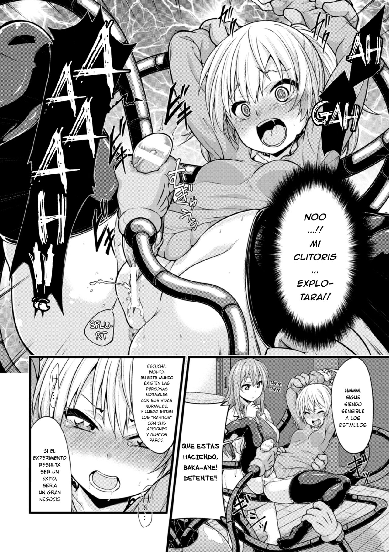 [Sirokuma] Ookiku Naritai no wa Soko janai!! (2D Comic Magazine Dekakuri Bishoujo Kuriiki Jigoku Vol. 2) [Spanish] [Hitori Translation] [Digital] imagen número 8